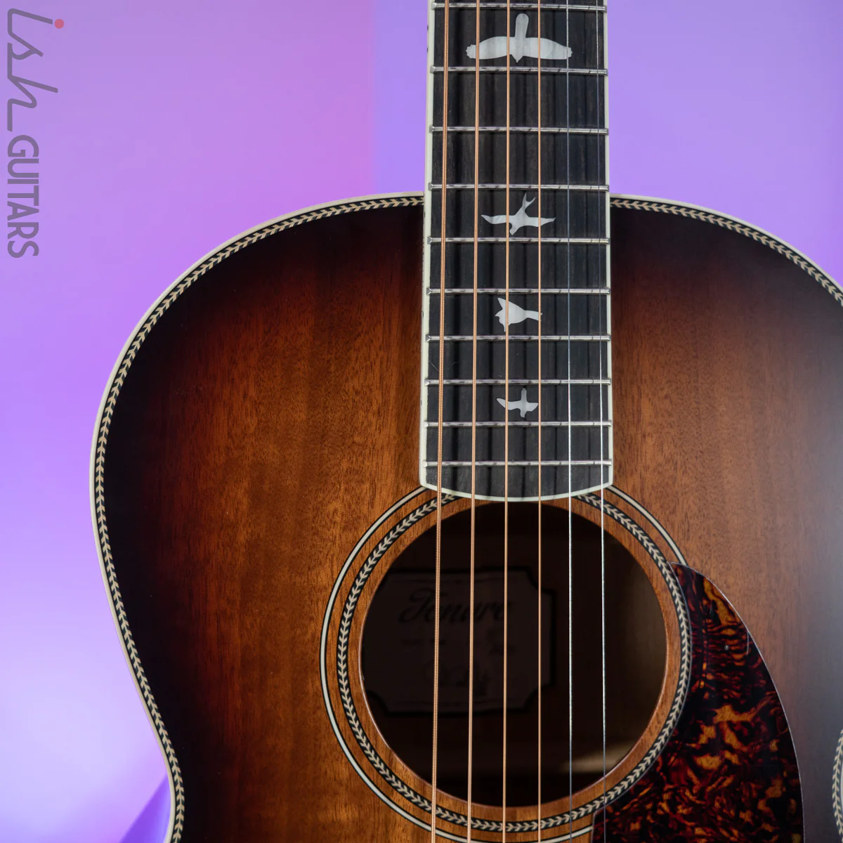 PRS SE Tonare P20E Tobacco Sunburst Acoustic Electric - Image 3