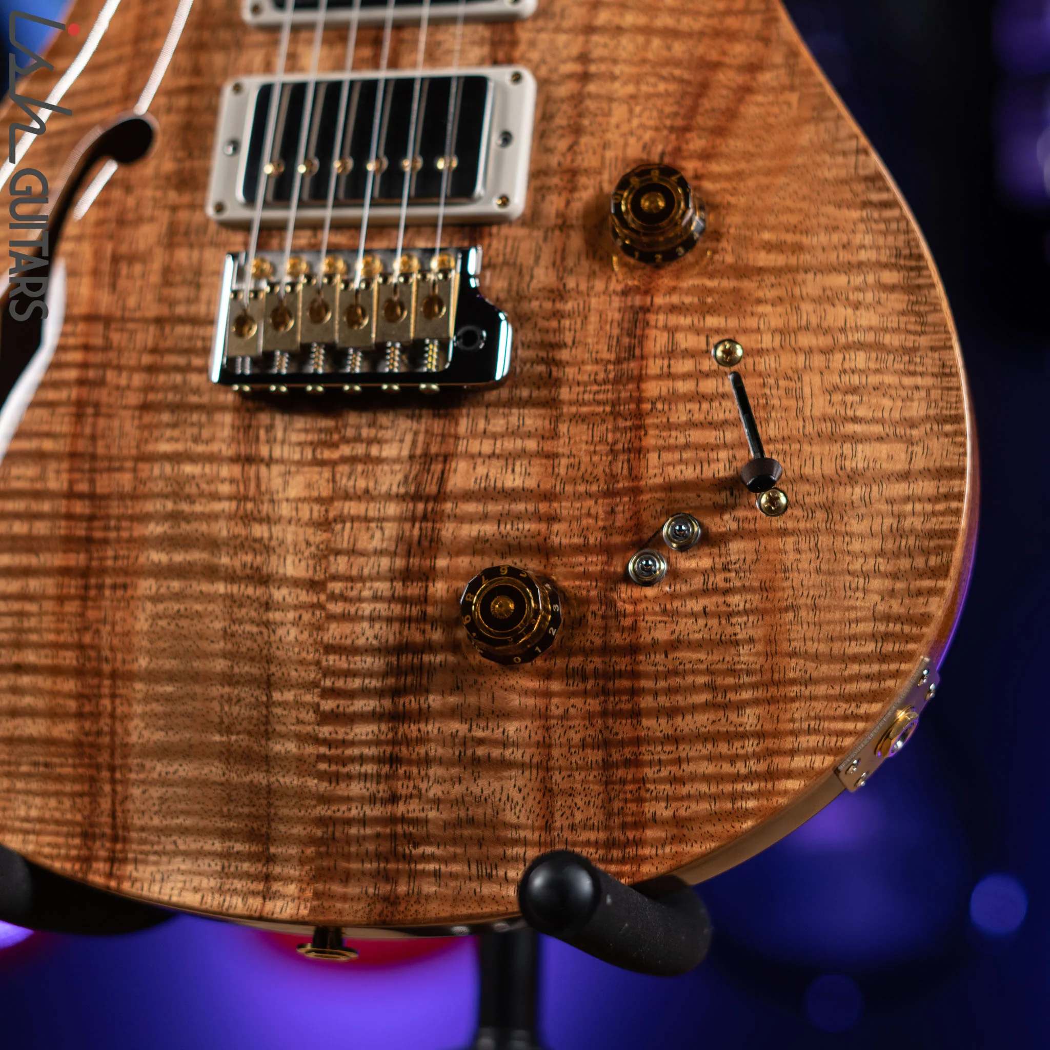 2020 PRS Special Semi-Hollow Private Stock Natural Koa - Image 4