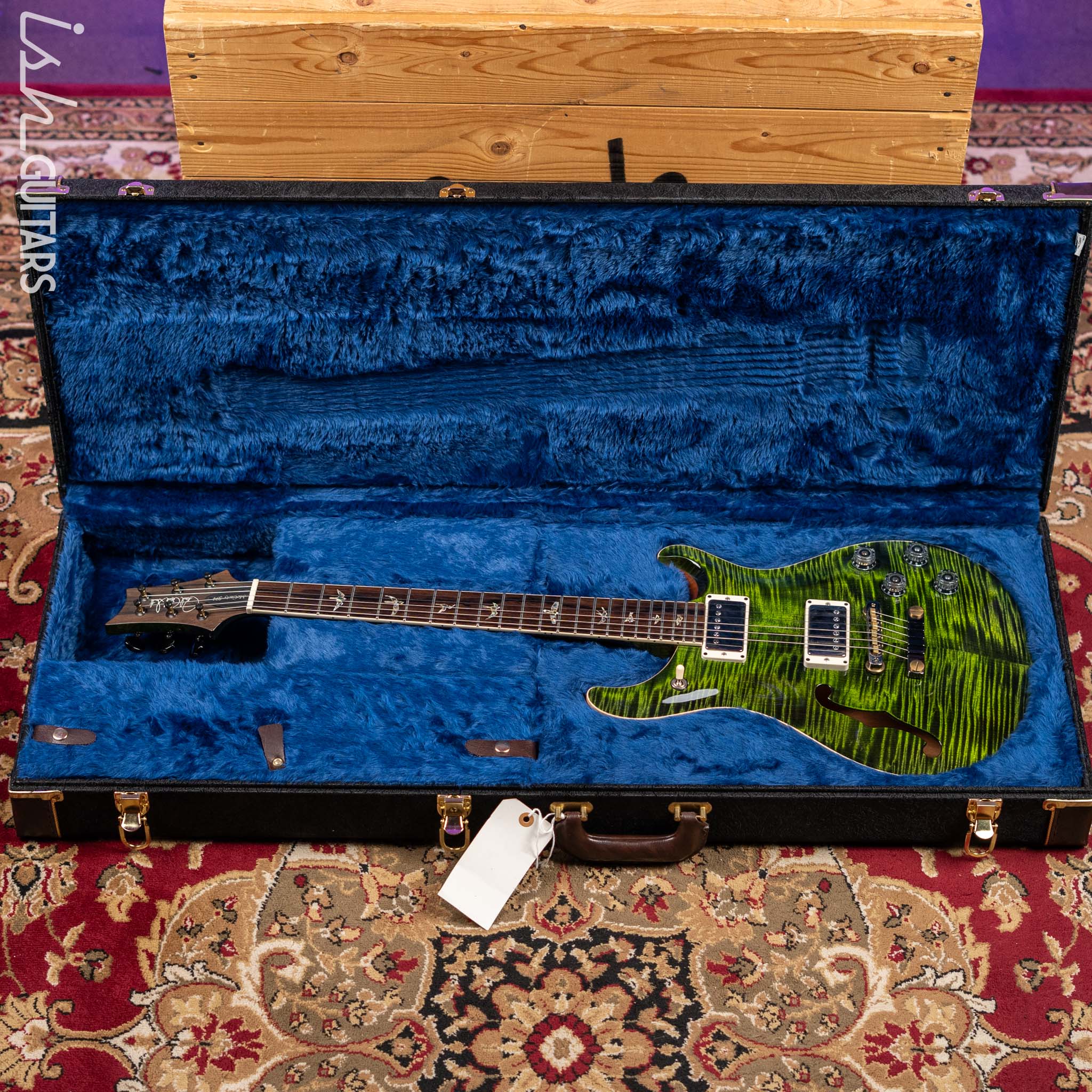 2020 PRS Wood Library McCarty 594 Semi-Hollow Jade - Image 15