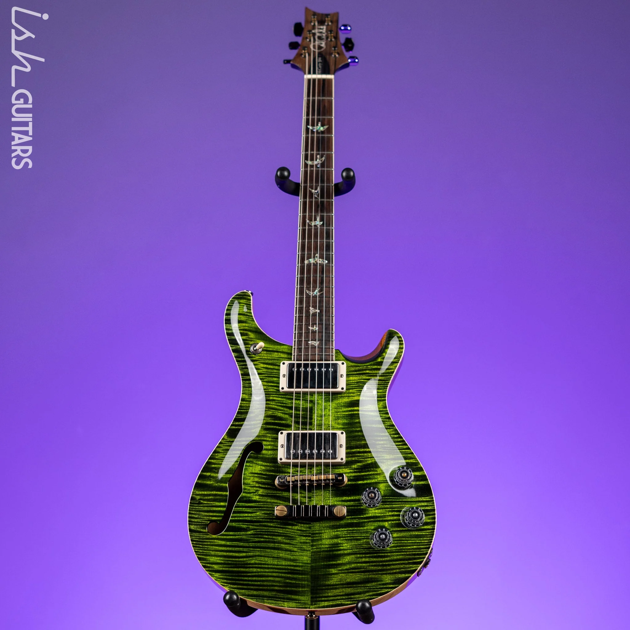 2020 PRS Wood Library McCarty 594 Semi-Hollow Jade - Image 2