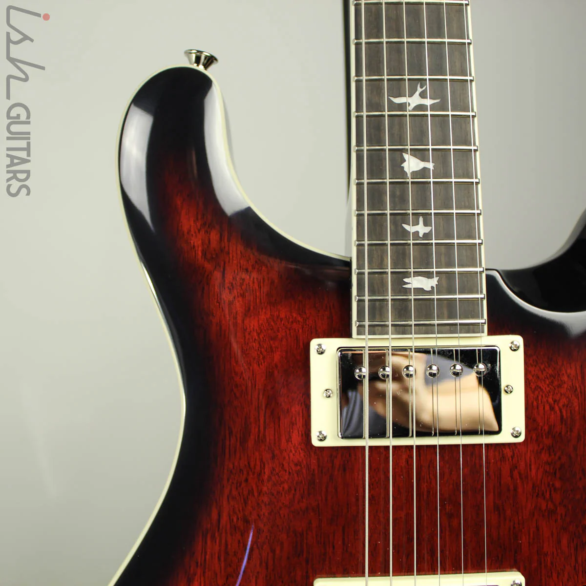 2020 PRS Paul Reed Smith SE Hollowbody Standard Fire Red Burst - Image 3