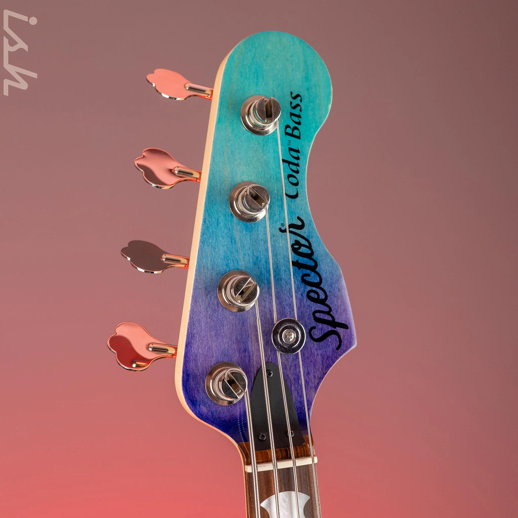 2020 Spector Coda P 4 String Bass Sims Super Quad Tsunami Blue - Image 5