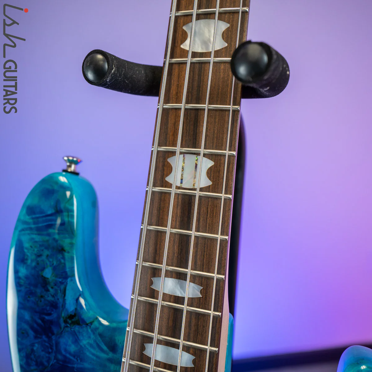 2020 Spector Coda P 4 String Bass Guitar Sims Super Quad Tsunami Blue - Image 6
