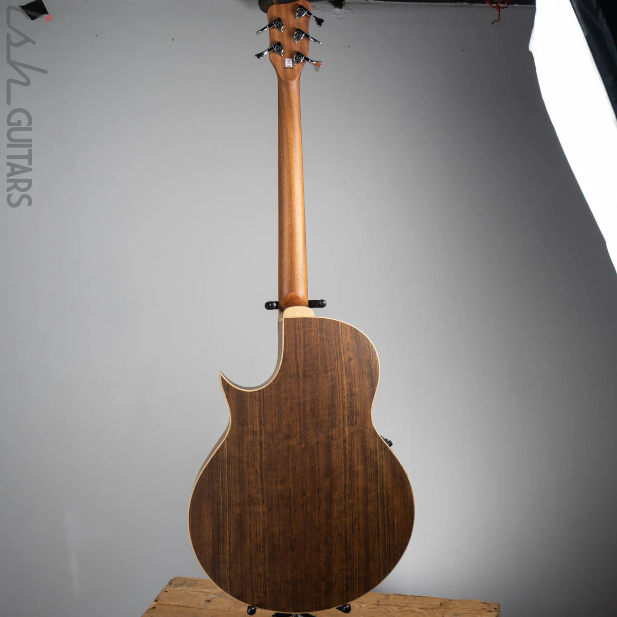 2020 Warwick Alien 5 String Acoustic Bass Guitar Natural Transparent Satin - Image 6