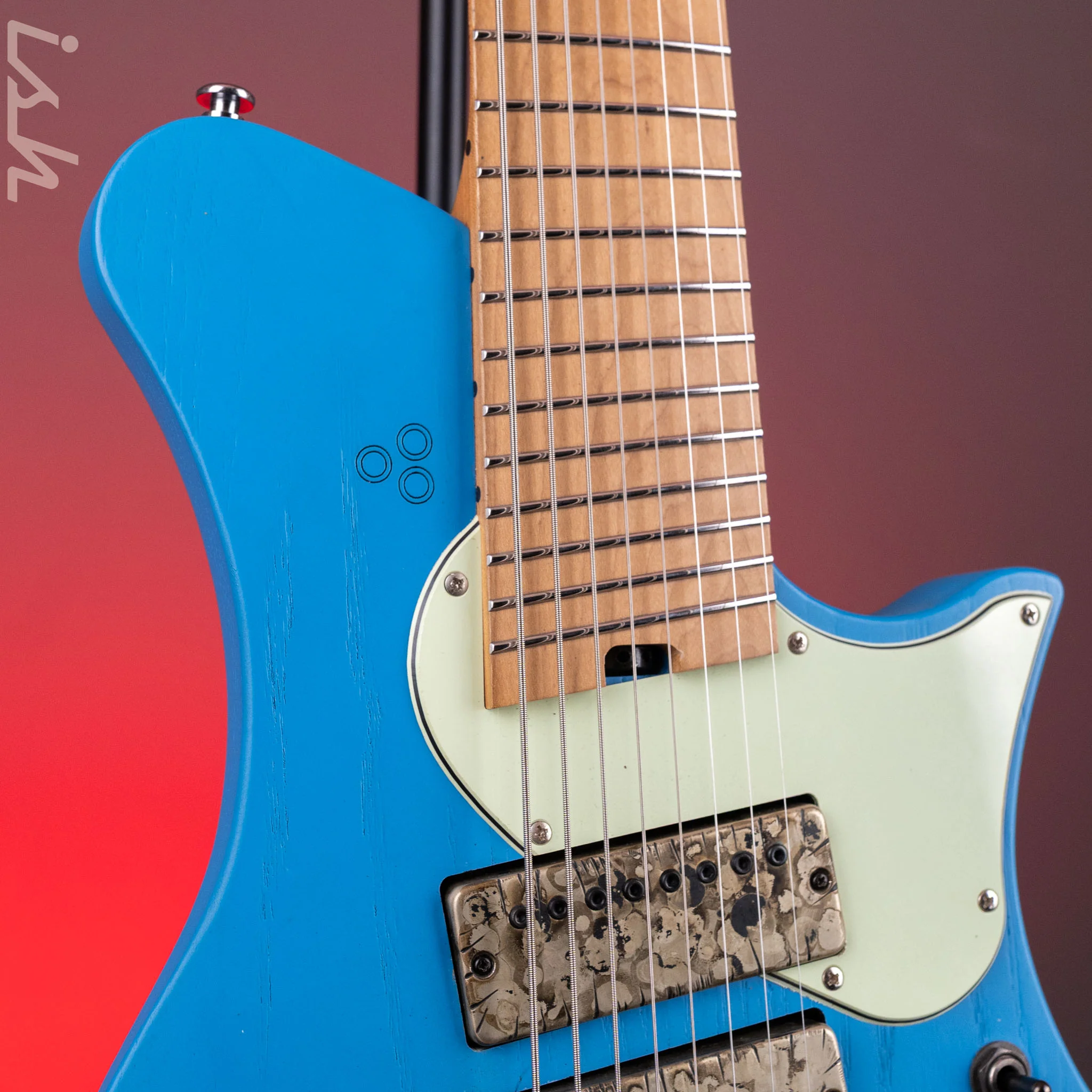 2020s GOC Satya 8-String Guitar Blue - Image 3