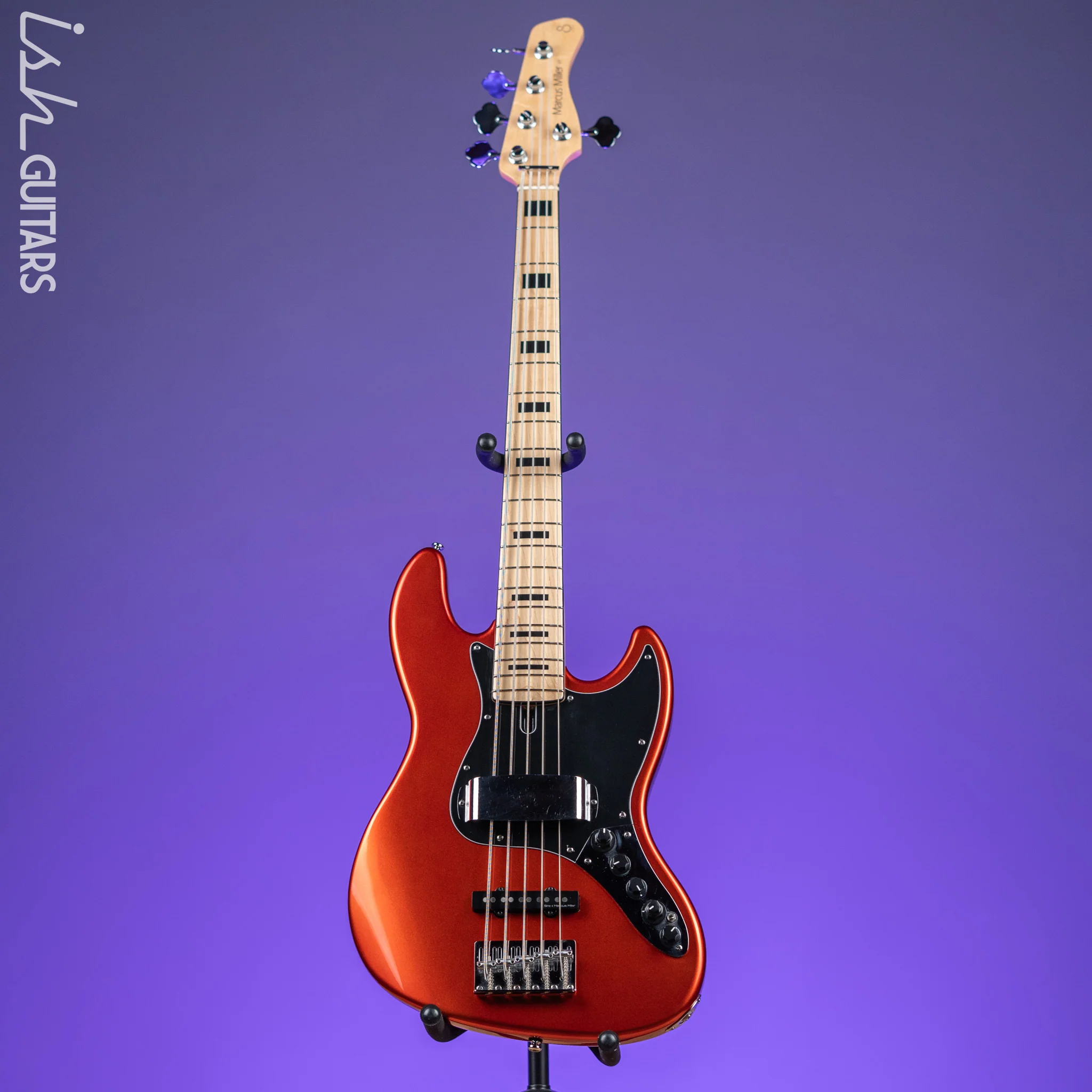 2020s Sire Marcus Miller V7 5 String Bright Metallic Red - Image 2