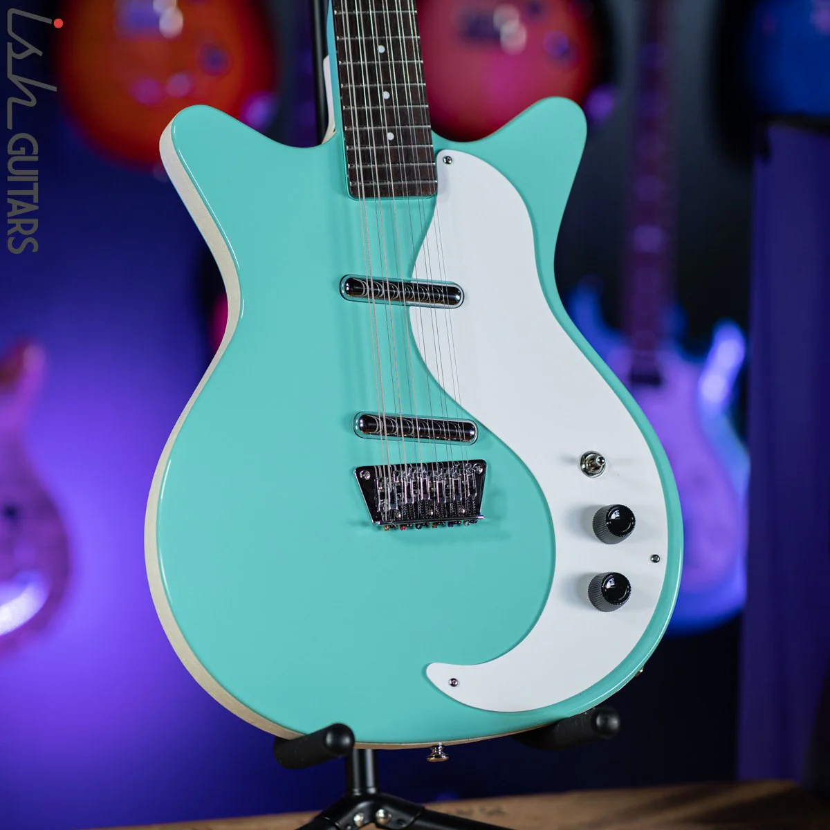 Danelectro 12SDC 12-String Electric Guitar Aqua