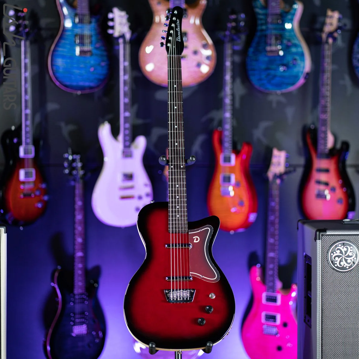Danelectro 56 Singlecut Baritone Red Burst - Image 5
