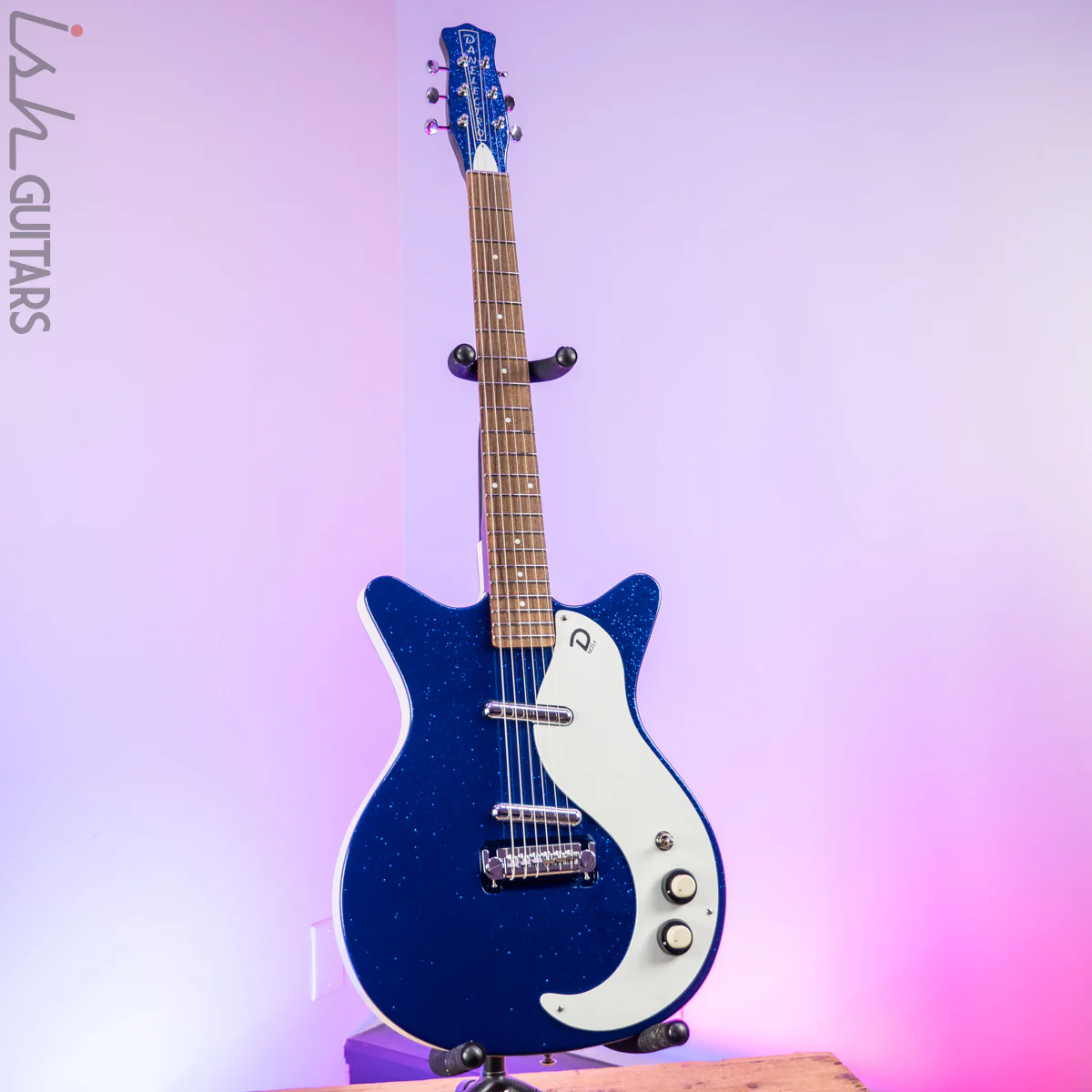 Danelectro '59M+ 60th Anniversary Blue Metal Flake - Image 2