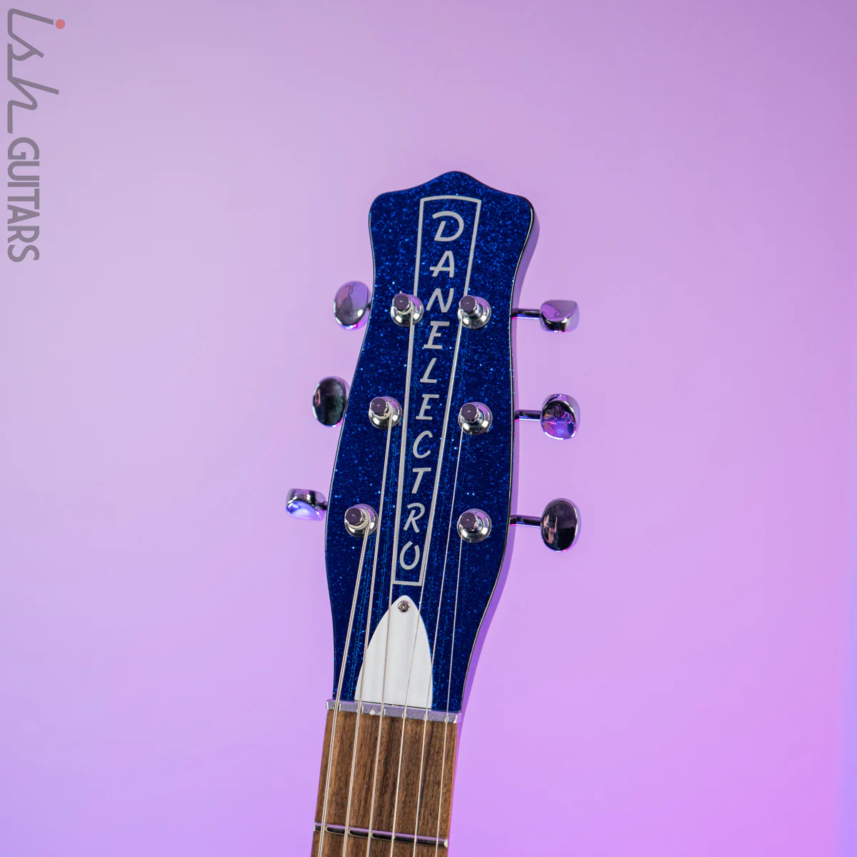 Danelectro '59M+ 60th Anniversary Blue Metal Flake - Image 7