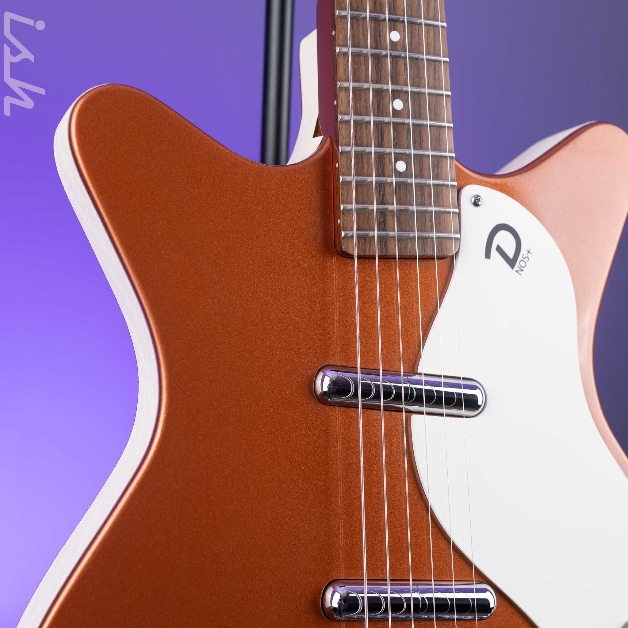 2021 Danelectro 59M NOS Orange Metalflake - Image 3