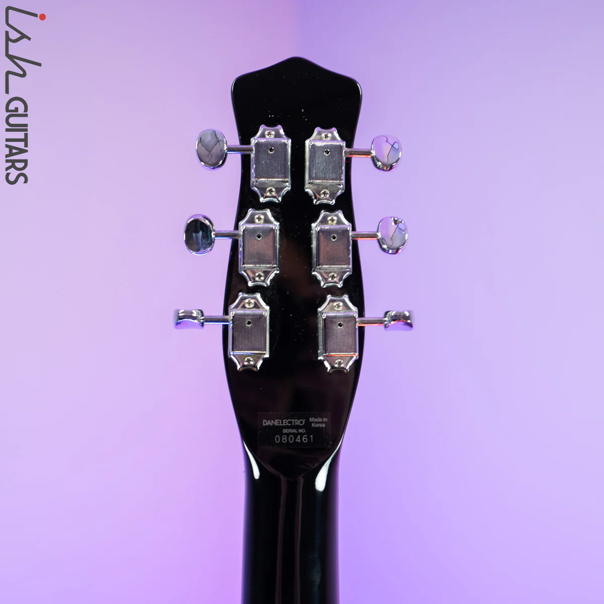 2021 Danelectro 64XT Black W/ Marble Pick Guard Prototype - Image 10