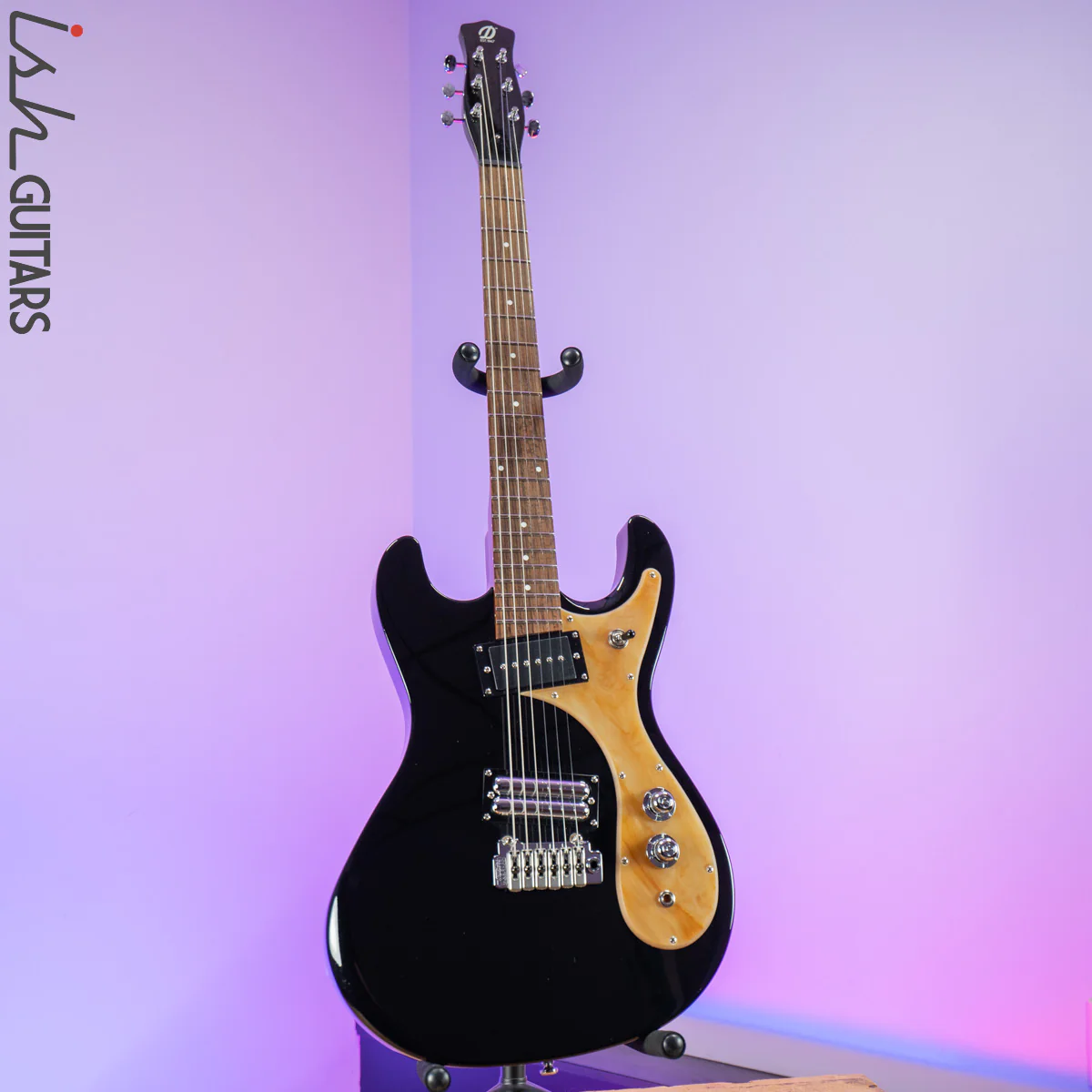 Danelectro 64XT Black w/ Marble Pickguard Prototype - Image 2