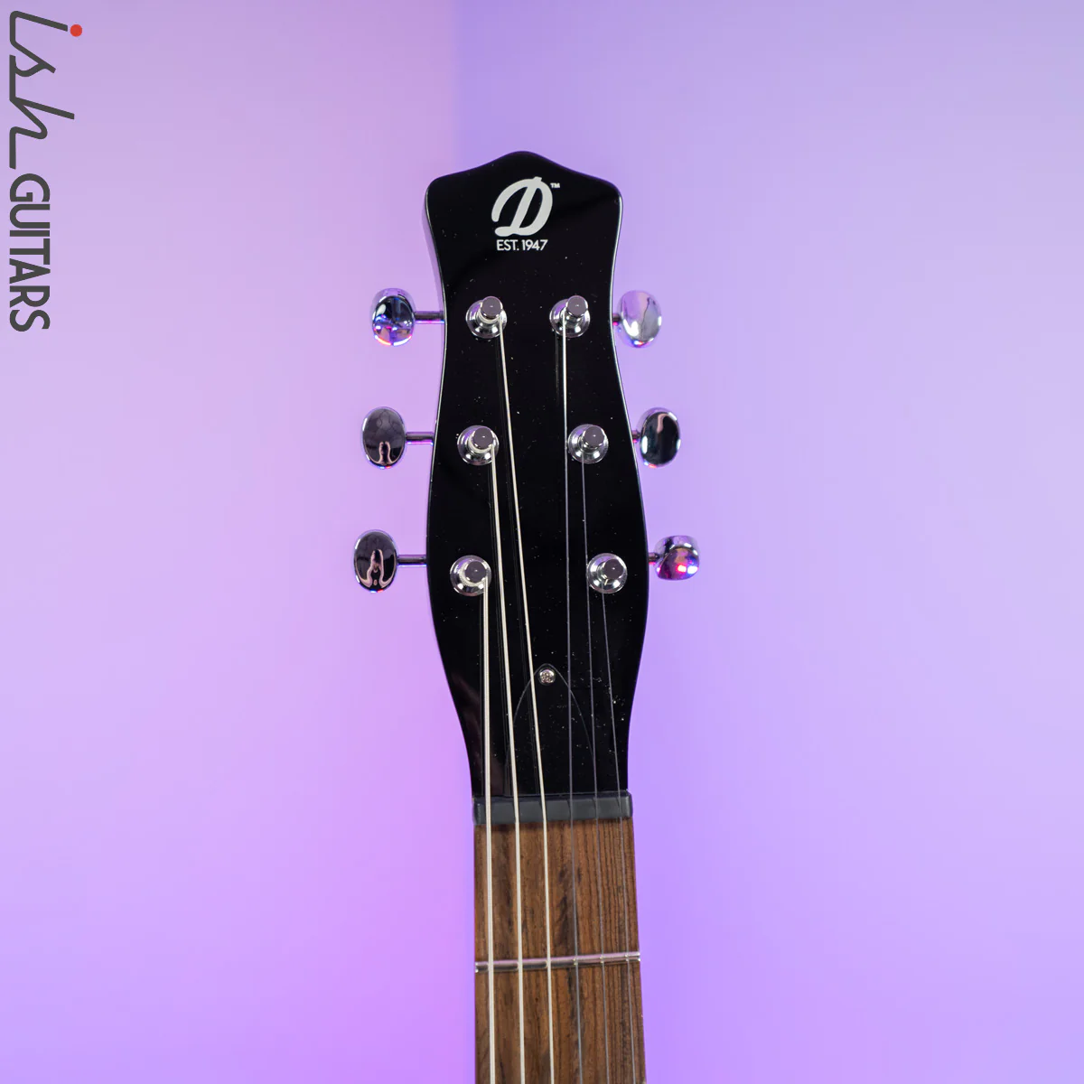 Danelectro 64XT Black w/ Marble Pickguard Prototype - Image 7
