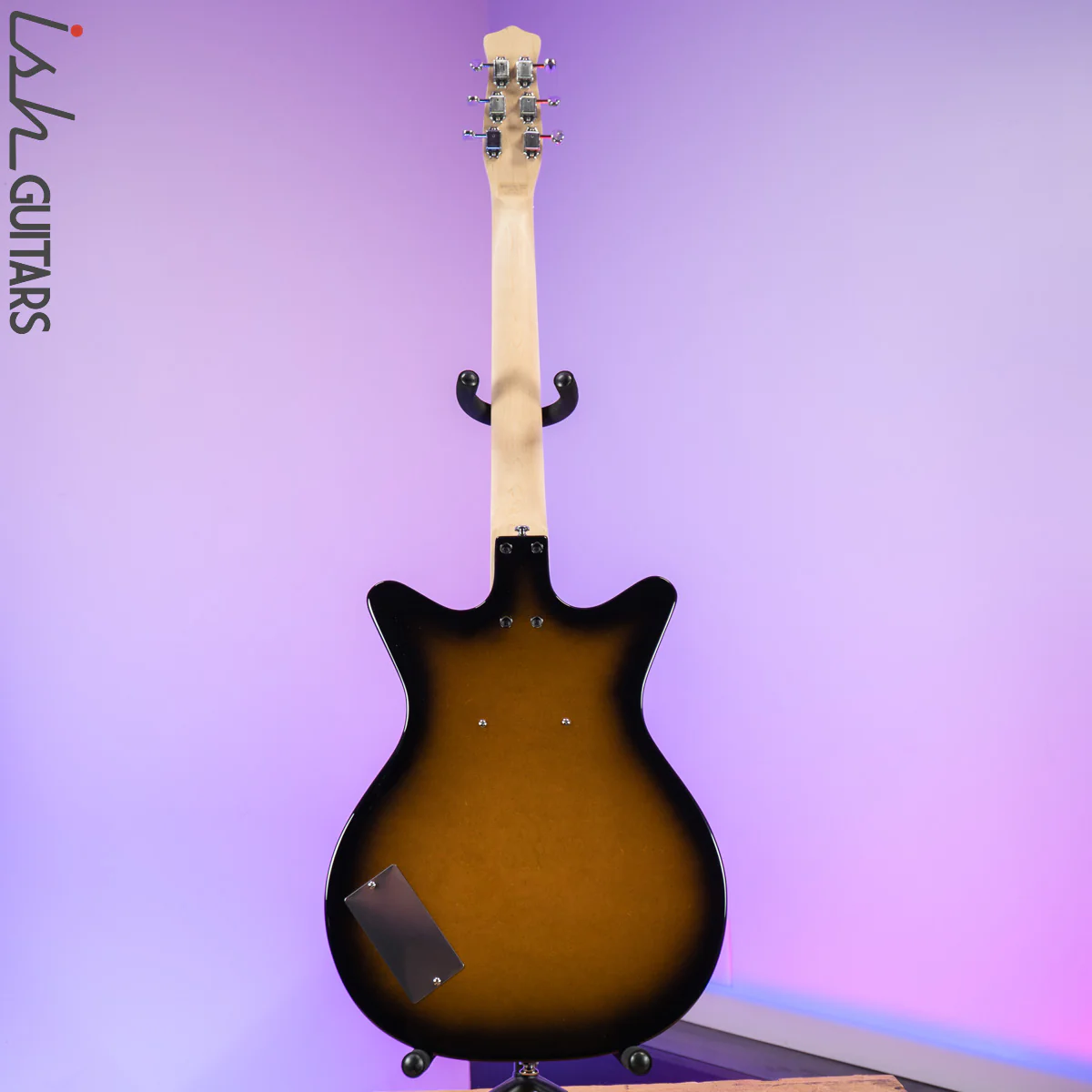 Danelectro Convertible Acoustic Electric Tobacco Sunburst w/Piezo - Image 6