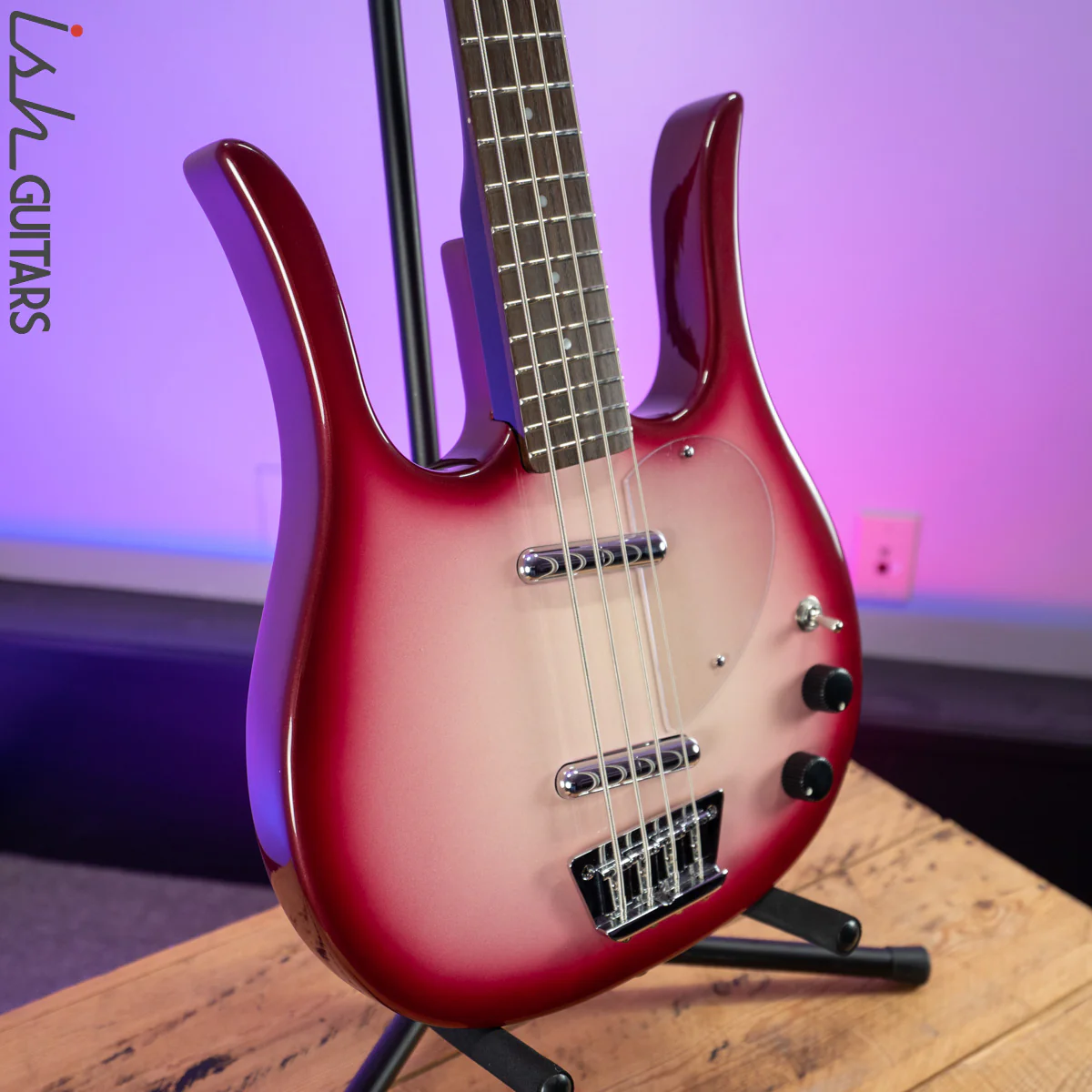 Danelectro Longhorn Bass Violet Burst Prototype - Image 5