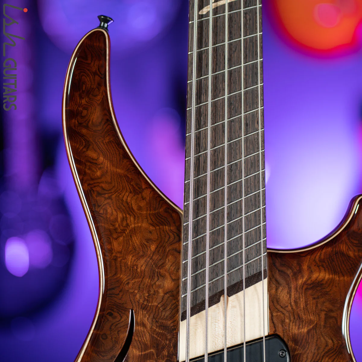 Dingwall Afterburner II 5-String Redwood Natural to Antique Burst - Image 3