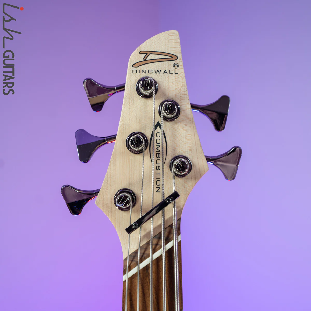 Dingwall 10th Anniversary Combustion 5-String 3 PUP Amethystburst Left Handed - Image 6