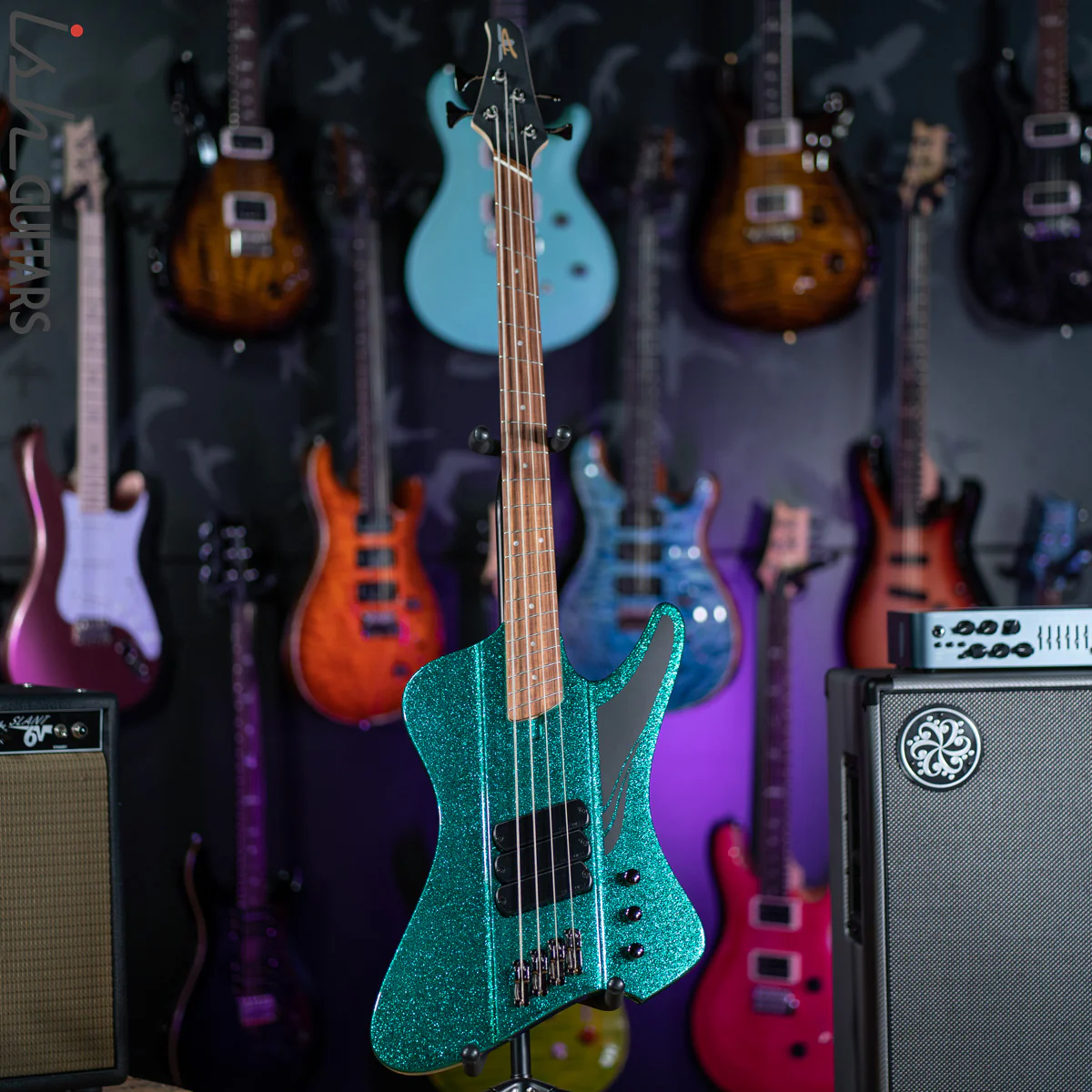 Dingwall D-ROC Standard 4-String Bass Aquamarine Metalflake - Image 2