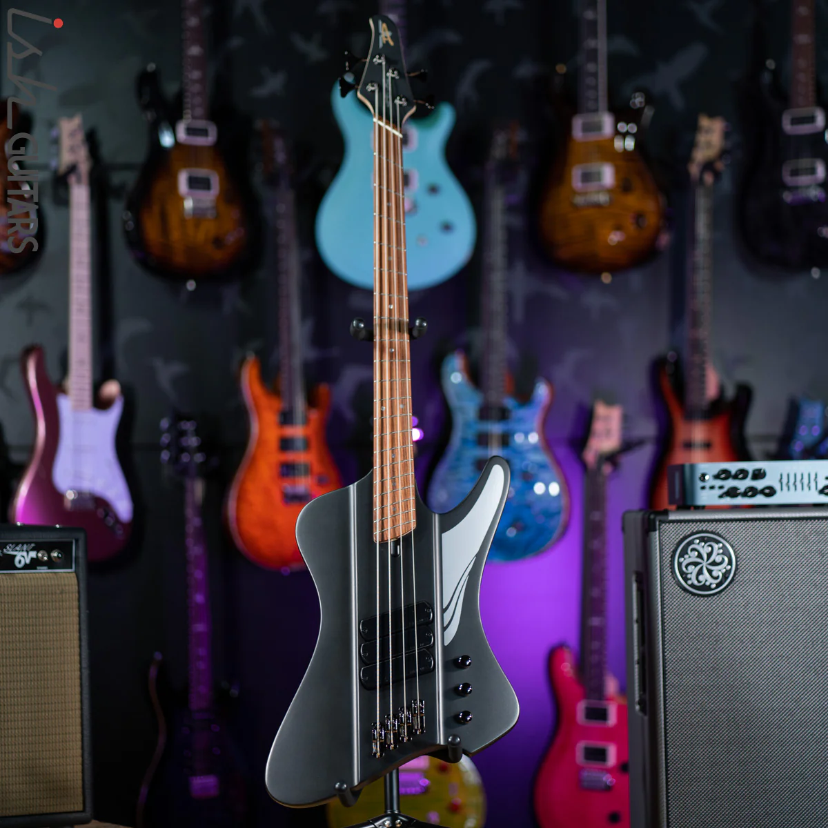 Dingwall D-ROC 4-String Standard Matte Metallic Black B-Stock - Image 2