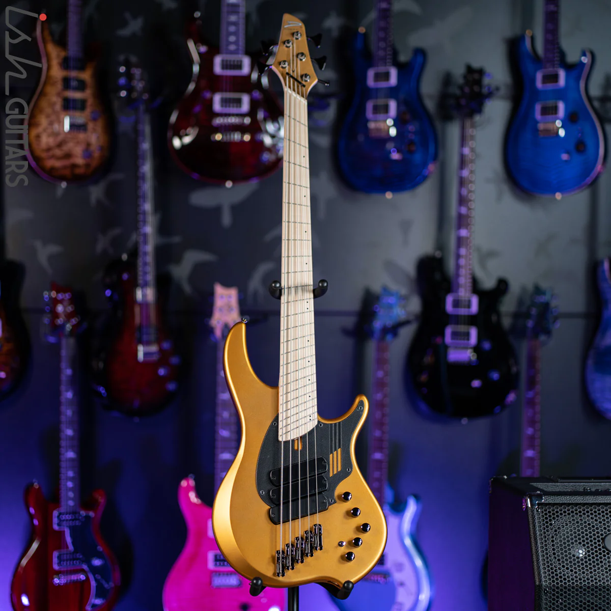 2021 Dingwall NG-3 5-String Bass Metallic Gold Matte B-Stock - Image 2