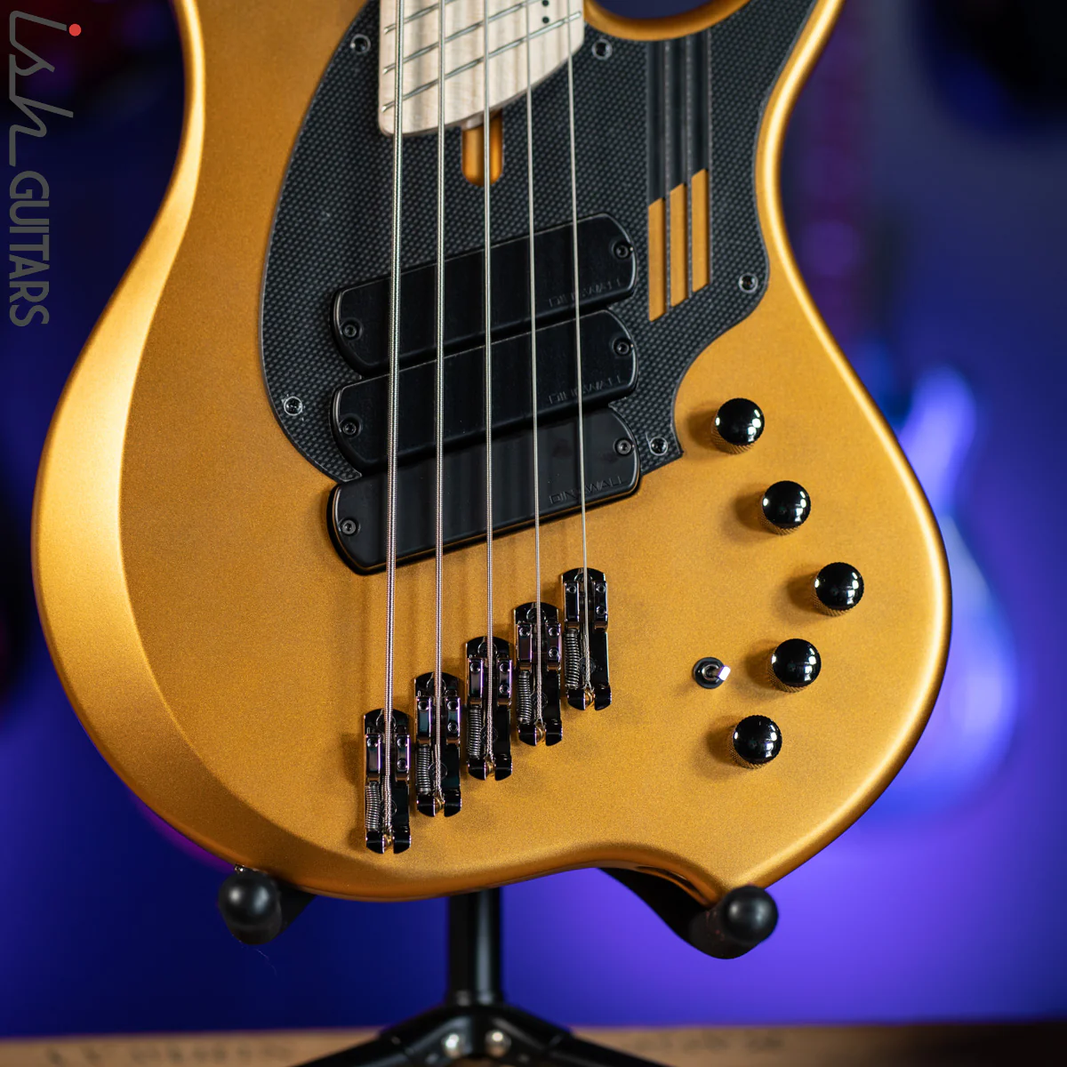 2021 Dingwall NG-3 5-String Bass Metallic Gold Matte B-Stock - Image 5