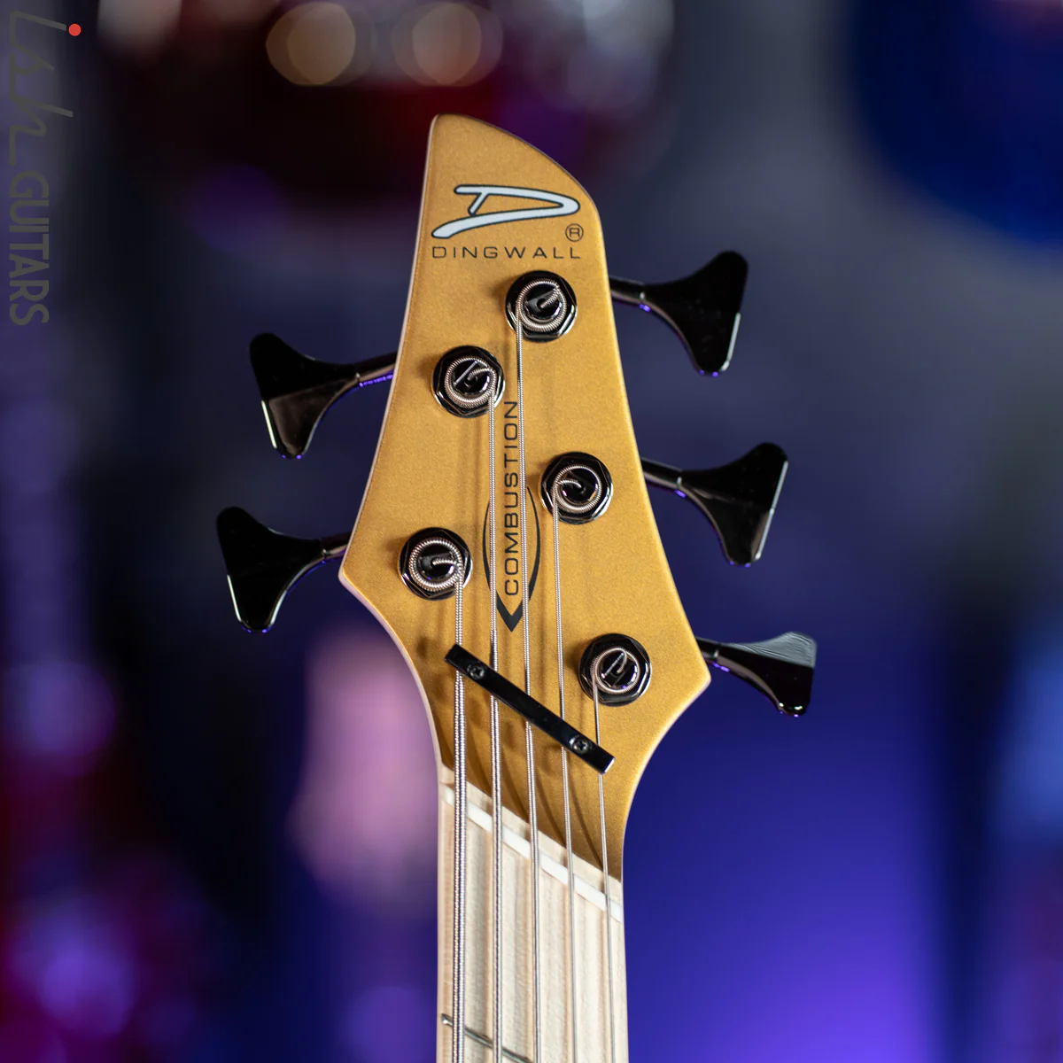 2021 Dingwall NG-3 5-String Bass Metallic Gold Matte B-Stock - Image 6