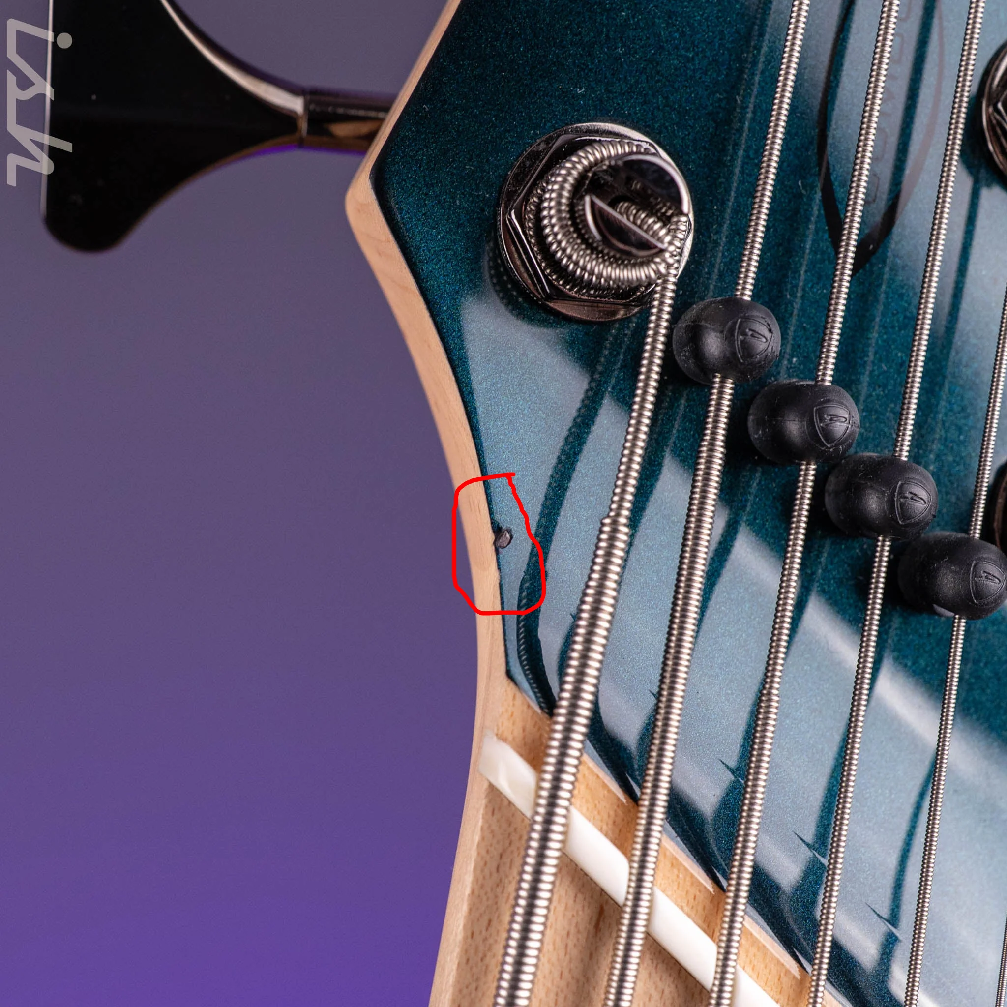 2021 Dingwall NG3 6-String Bass Black Forest Green - Image 8