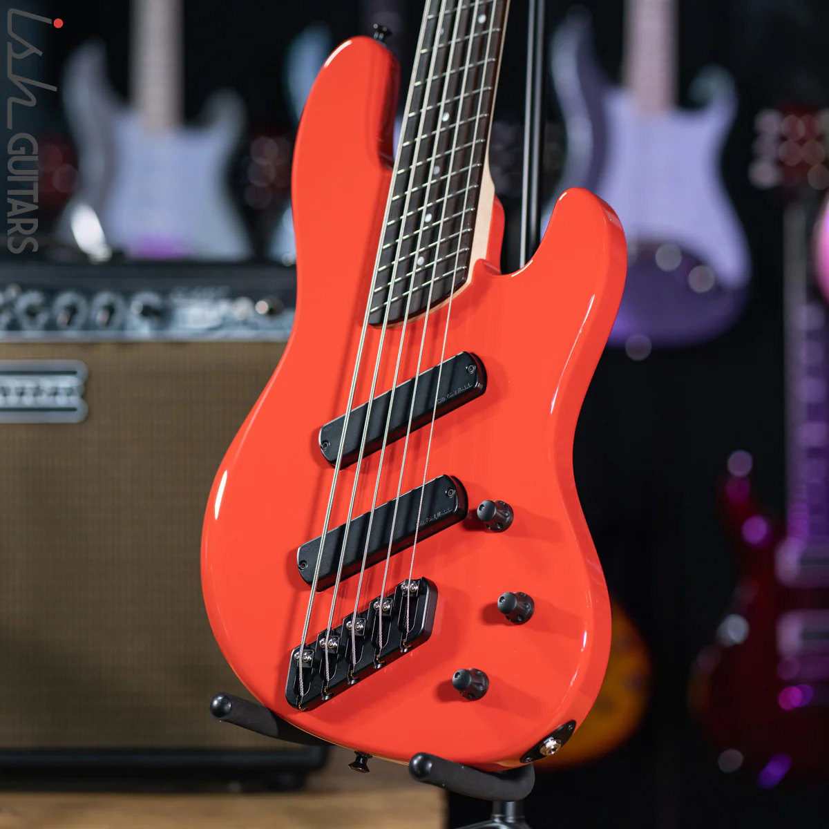 Dingwall Super J 5-String Fiesta Red - Image 5