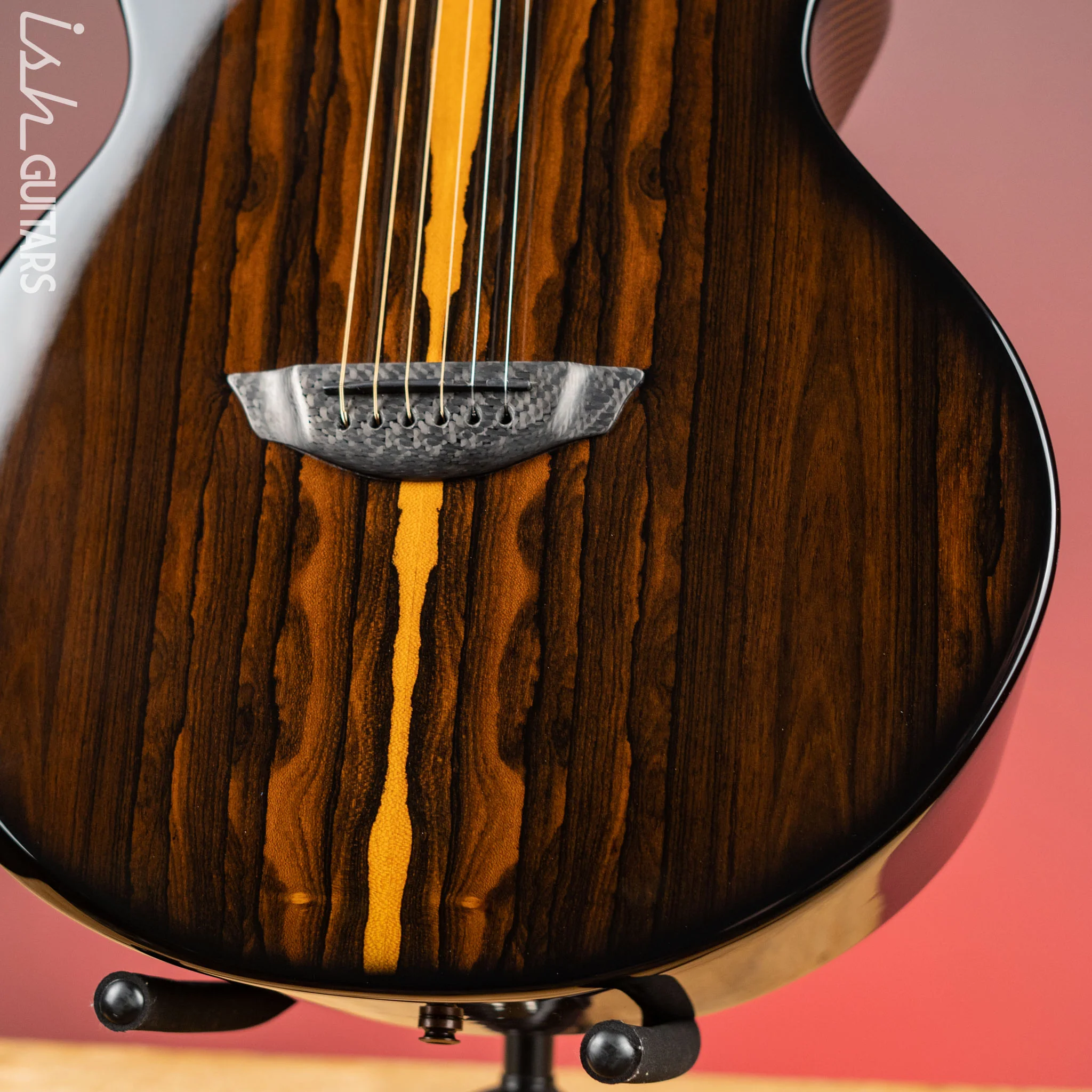 2021 Emerald X30 Jumbo Carbon Fiber Acoustic-Electric Guitar Ziricote Top - Image 4
