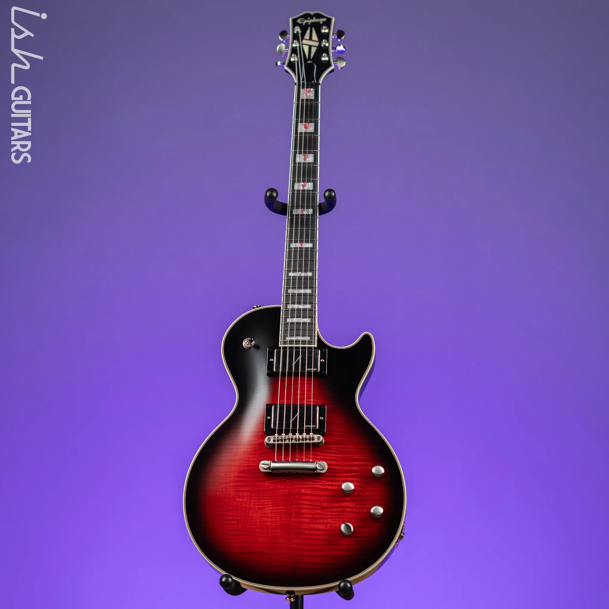 2021 Epiphone Les Paul Prophecy Red Tiger Aged Gloss - Image 2