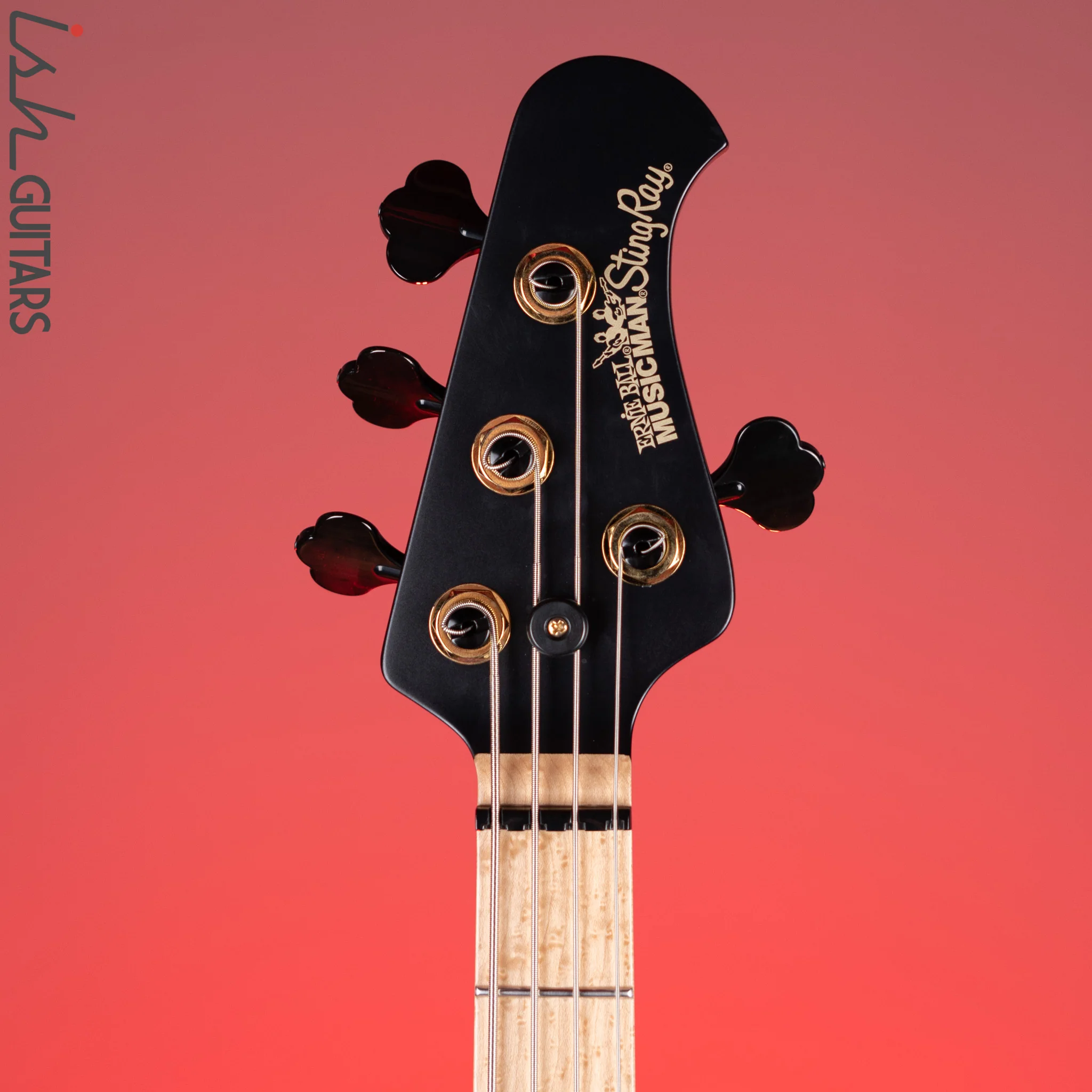 2021 Ernie Ball Music Man BFR Kingpin Stingray HH Matte Black - Image 6