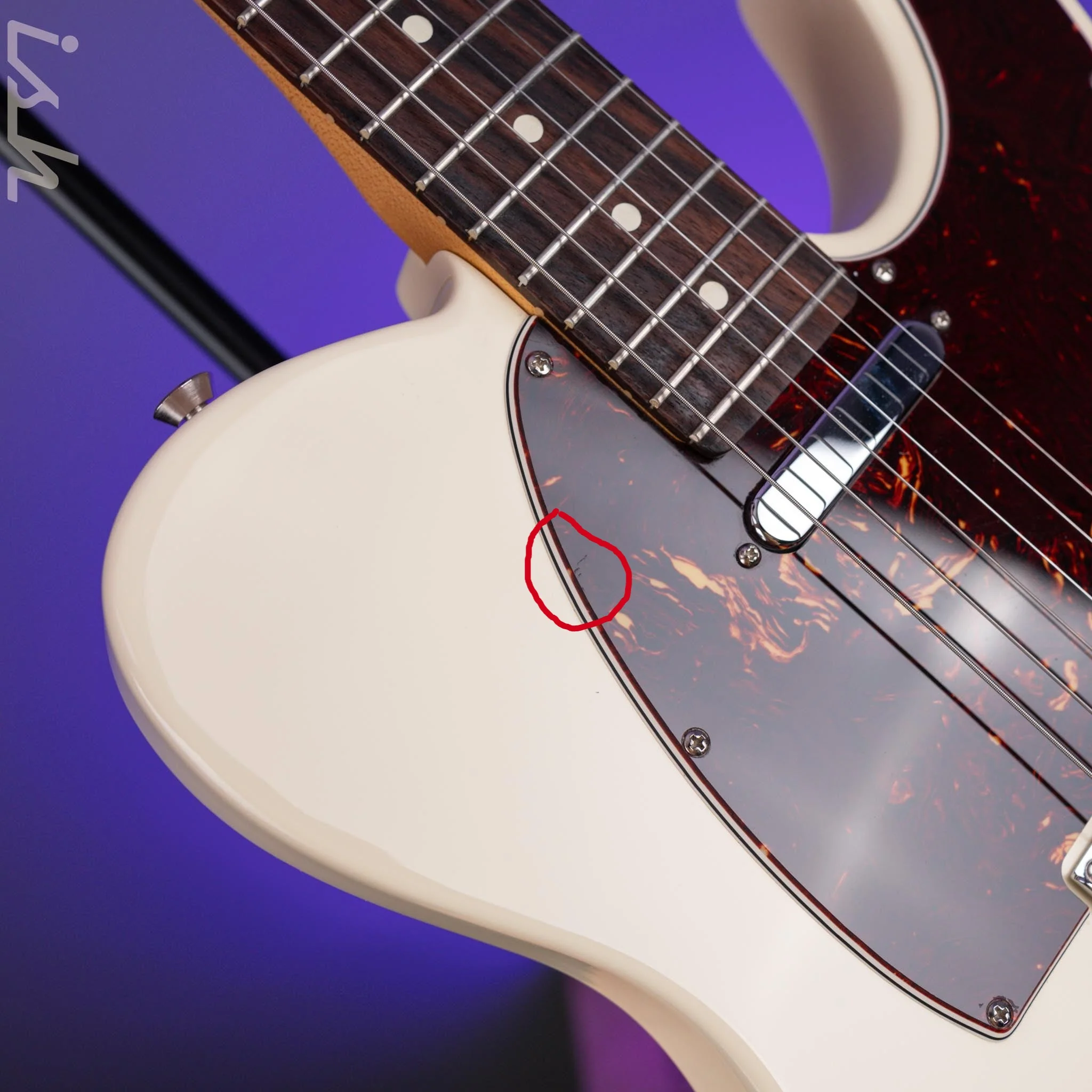2021 Fender Am Pro II Tele Olympic White - Image 5