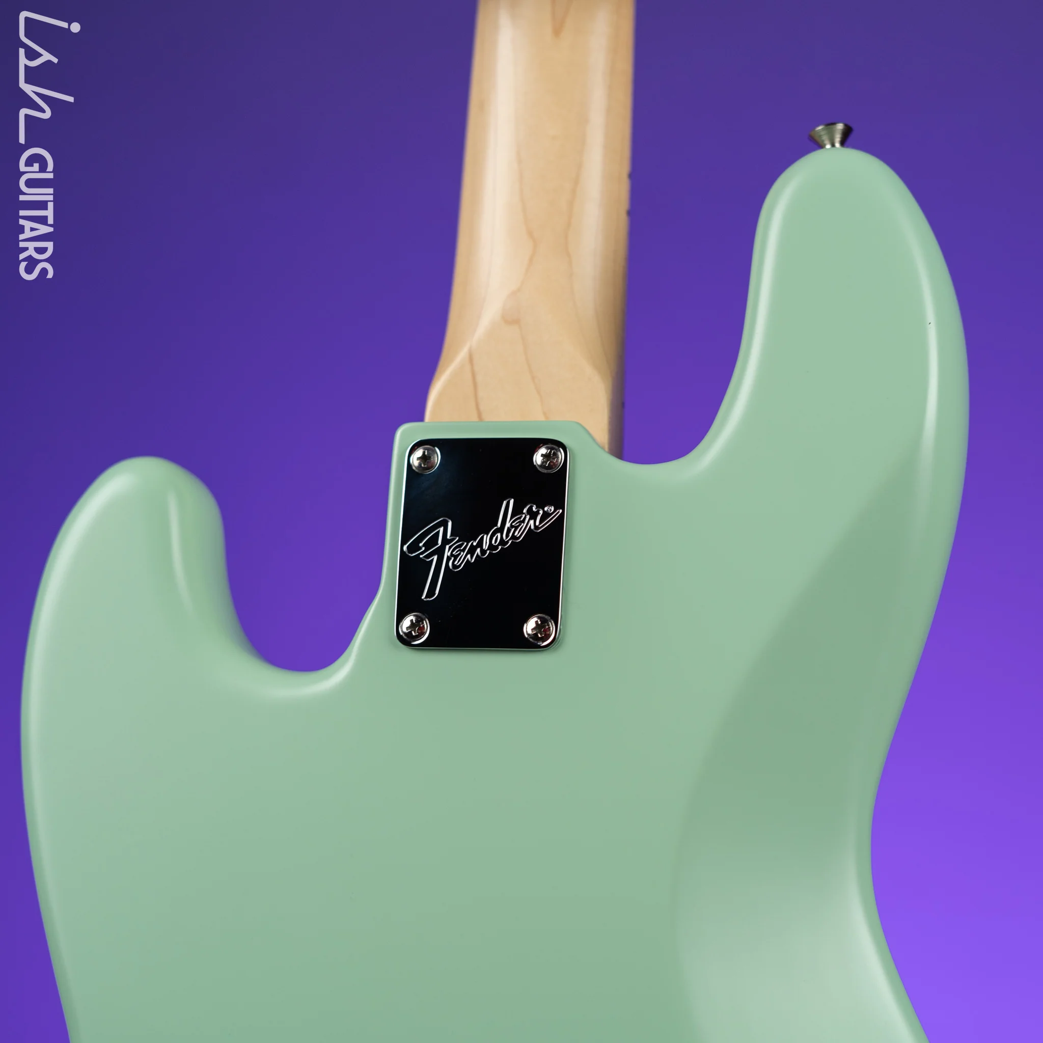 2021 Fender American Performer Jazz Bass Seafoam Green Satin - Image 11