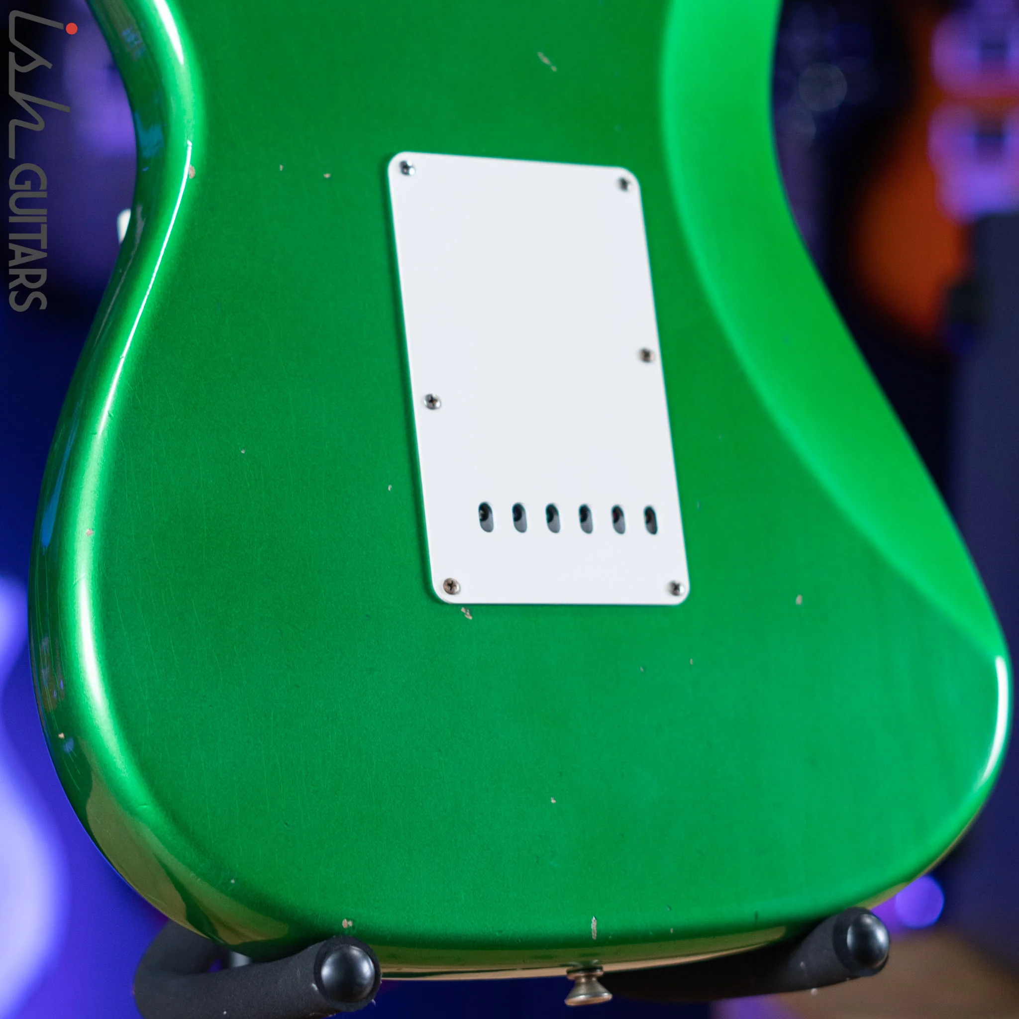 2021 Fender LTD ‘58 Stratocaster Journeyman Candy Green Relic - Image 9
