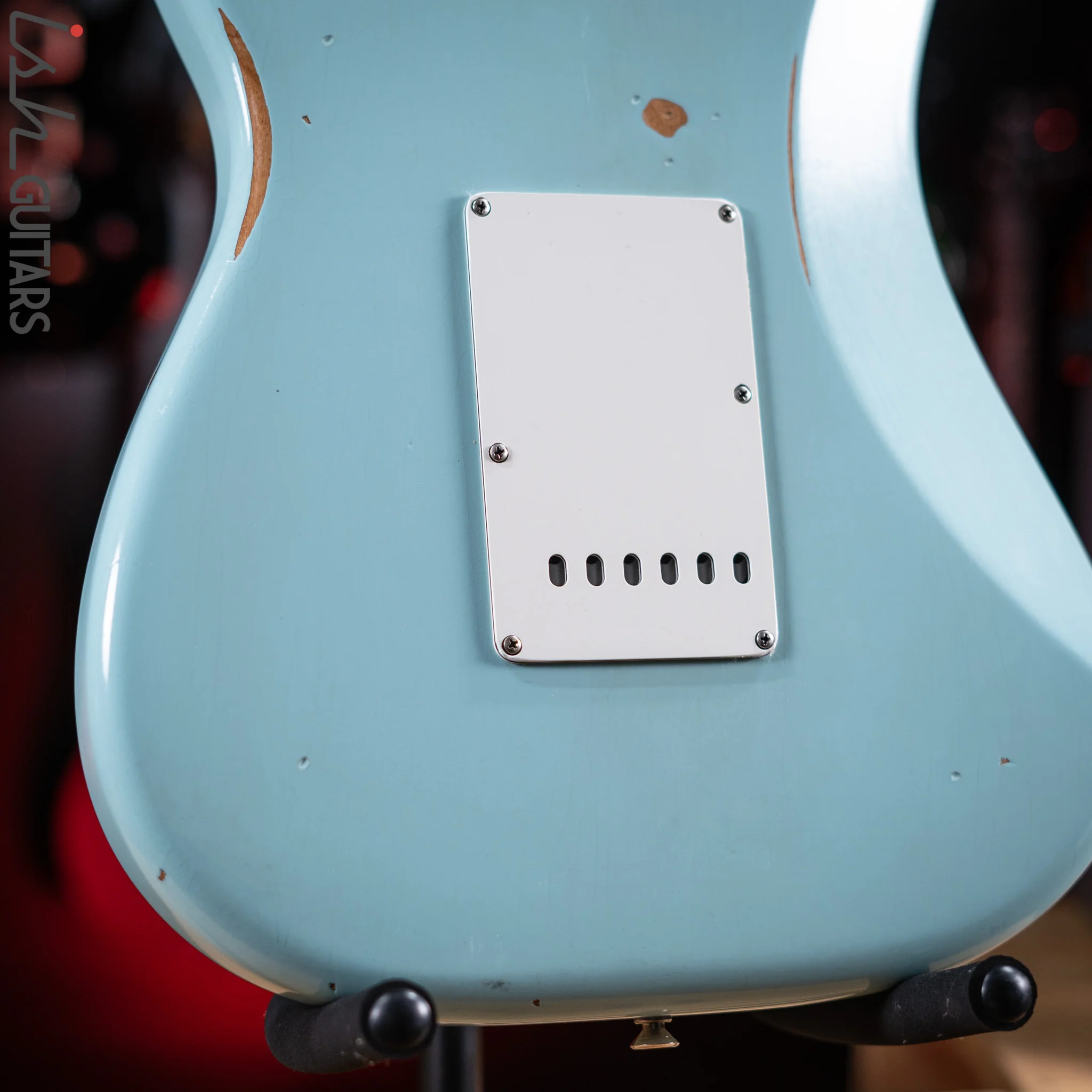 2021 Fender Road Worn Stratocaster Daphne Blue - Image 12