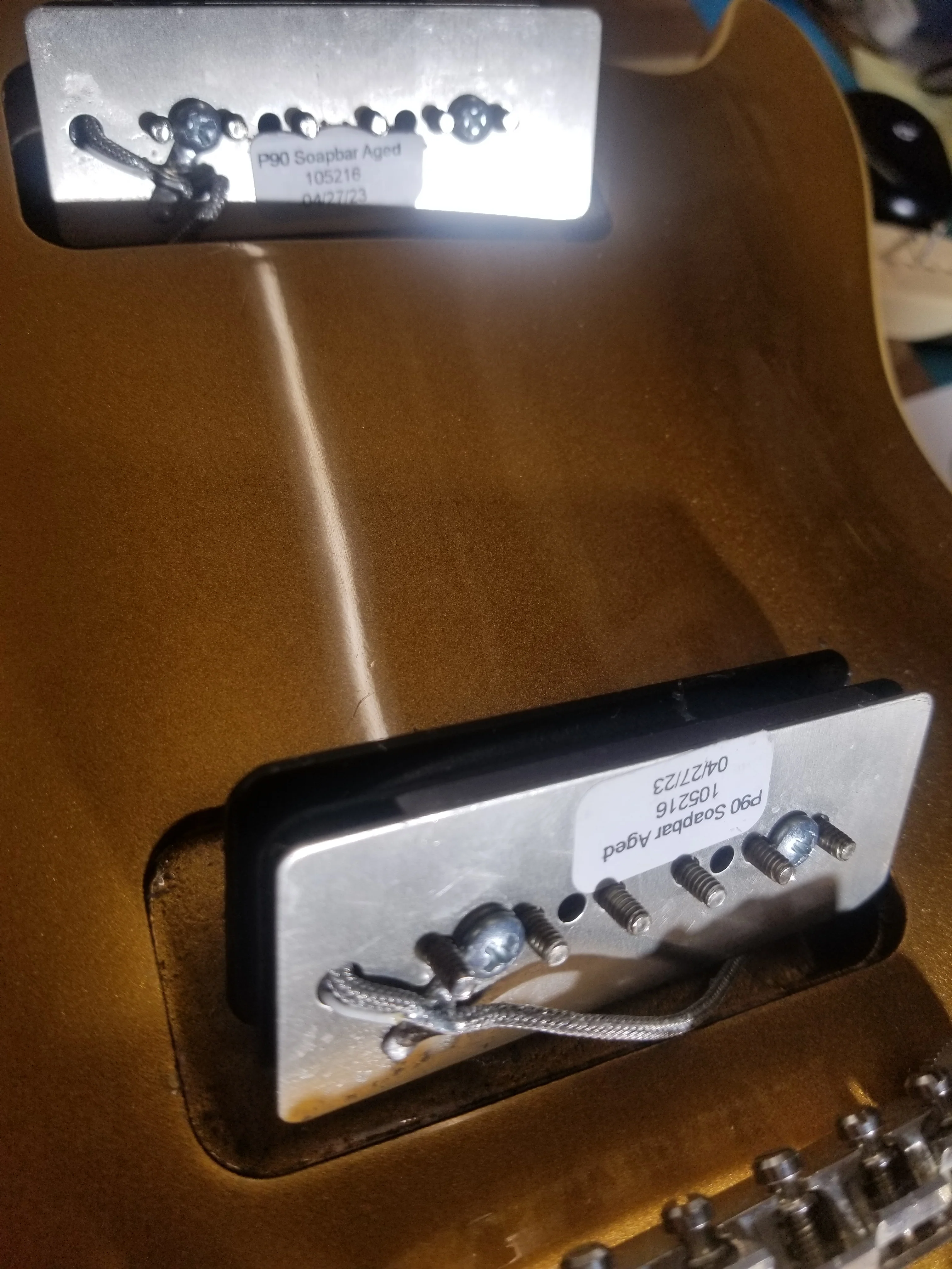 2021 Gibson Custom 1956 Les Paul Goldtop Reissue VOS Double Gold - Image 25