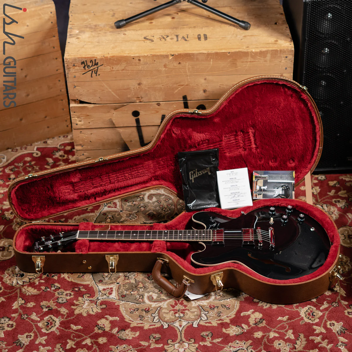 2021 Gibson ES-335 Dot Black Gloss - Image 15
