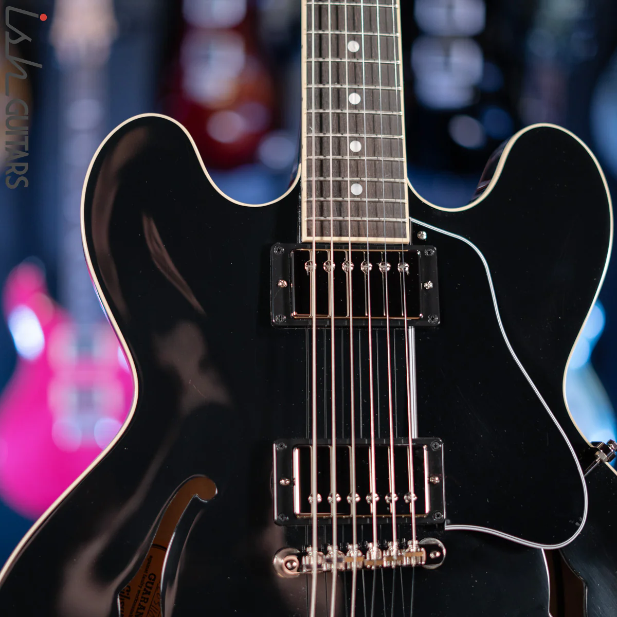 2021 Gibson ES-335 Dot Black Gloss - Image 3