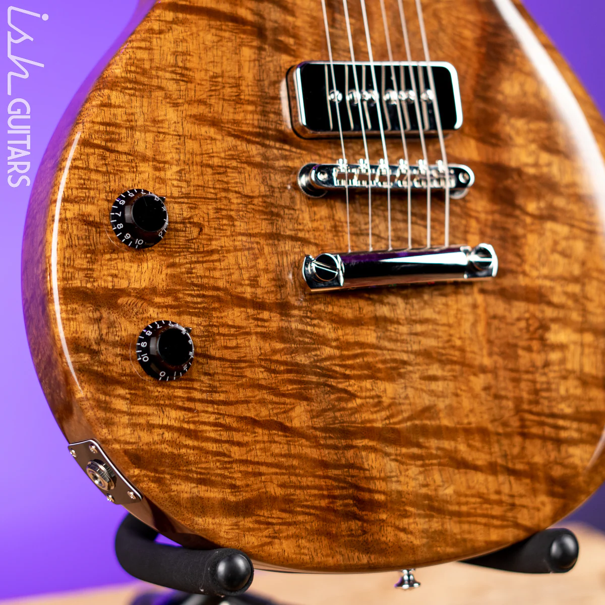 2021 Gibson Les Paul Custom Shop Special DC Left Handed P. Whorton The Shot Dr Natural - Image 4