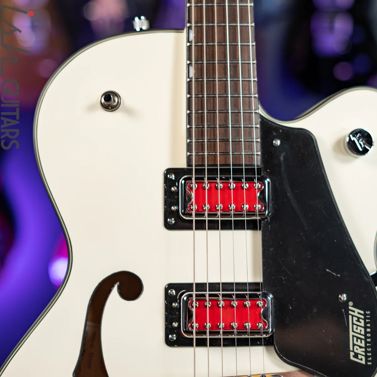 Gretsch G5410T Electromatic “Rat Rod” Hollowbody Vintage White - Demo - Image 3