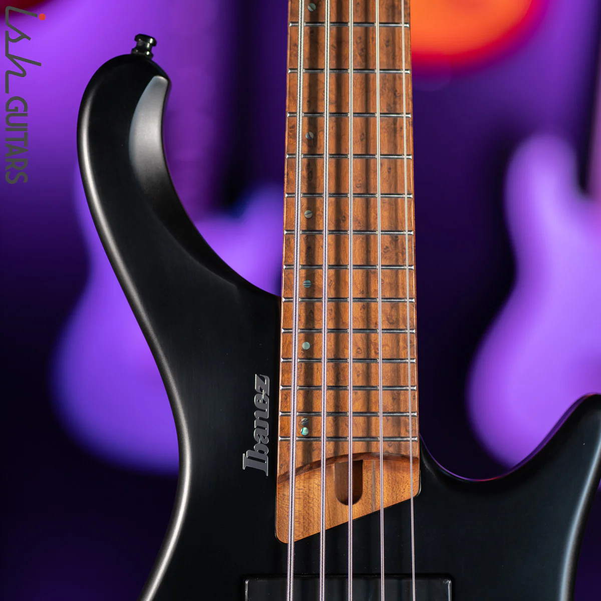 Ibanez EHB1005 5-String Headless Bass Black Flat - Image 3