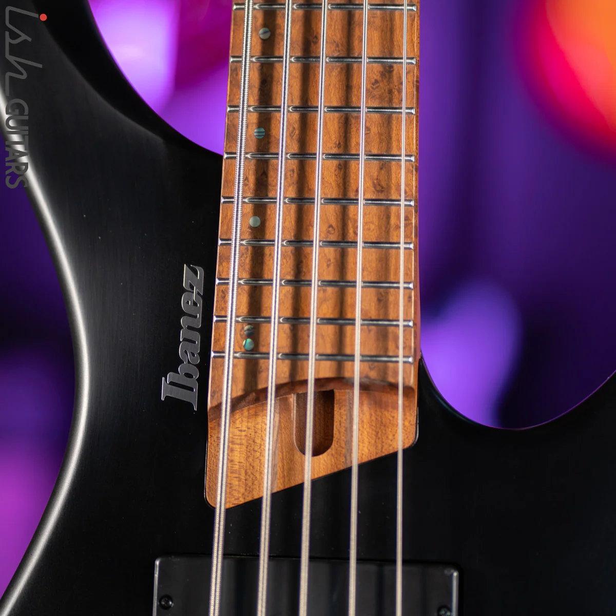 Ibanez EHB1005 5-String Headless Bass Black Flat - Image 5