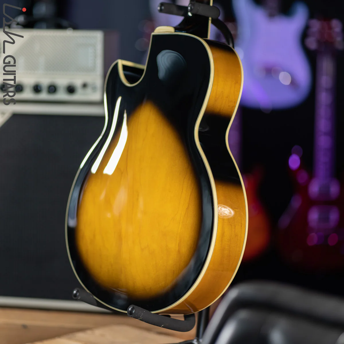 Ibanez LGB300 George Benson Signature Yellow Sunburst - Image 11