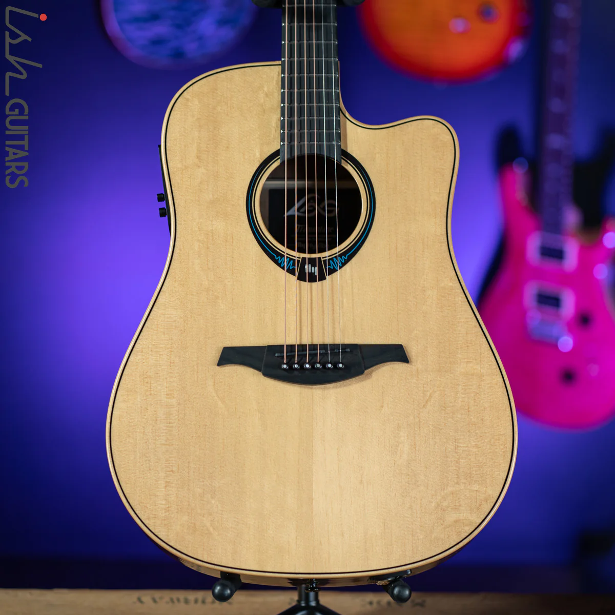 Lâg THV30DCE Dreadnought Hyvibe Tramontane Smart Guitar - Image 2