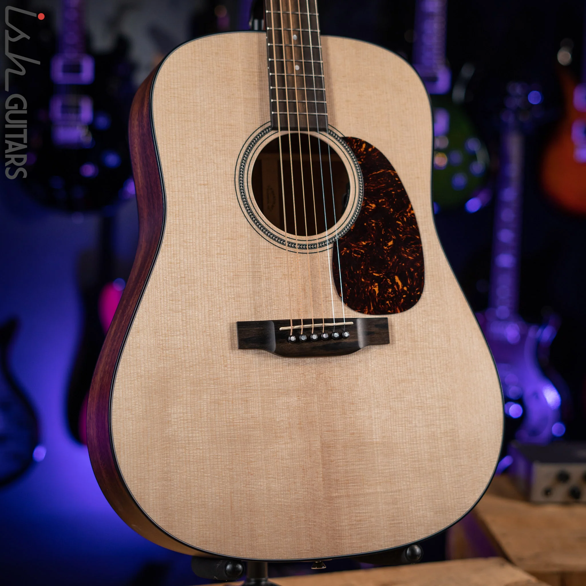 2021 Martin D-16E Mahogany Acoustic-Electric Guitar Natural - Image 2