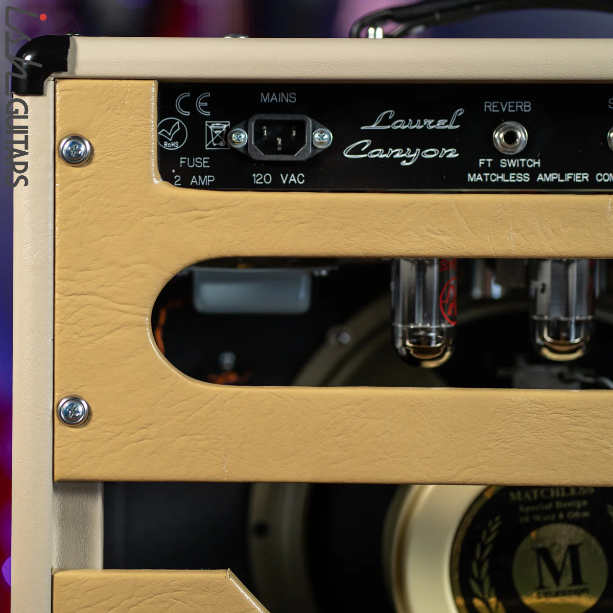 Matchless Laurel Canyon Reverb Combo Amplifier 20W Cream/Gold - Image 5