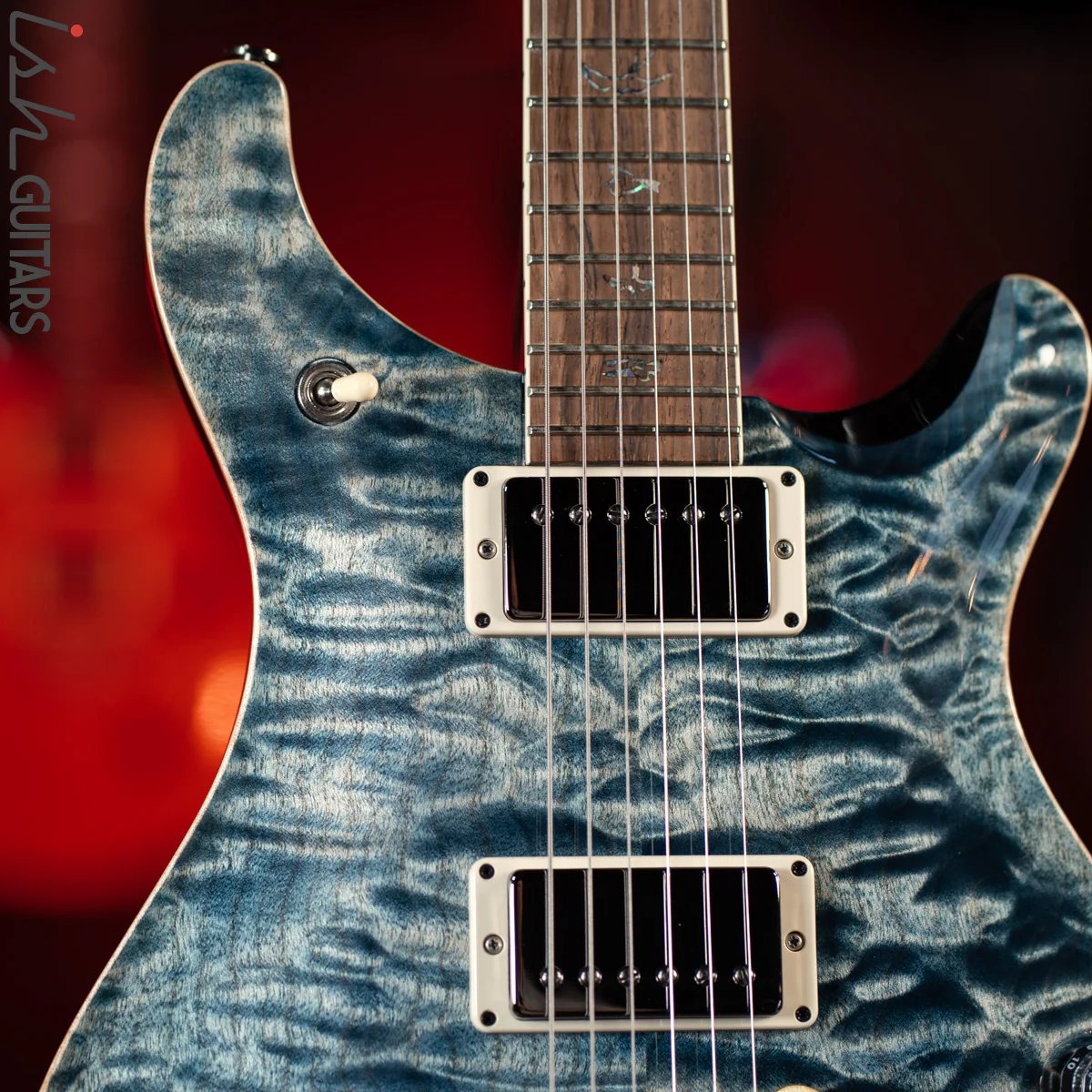 PRS McCarty 594 Wood Library Faded Whale Blue 10 Top Quilt - Image 3