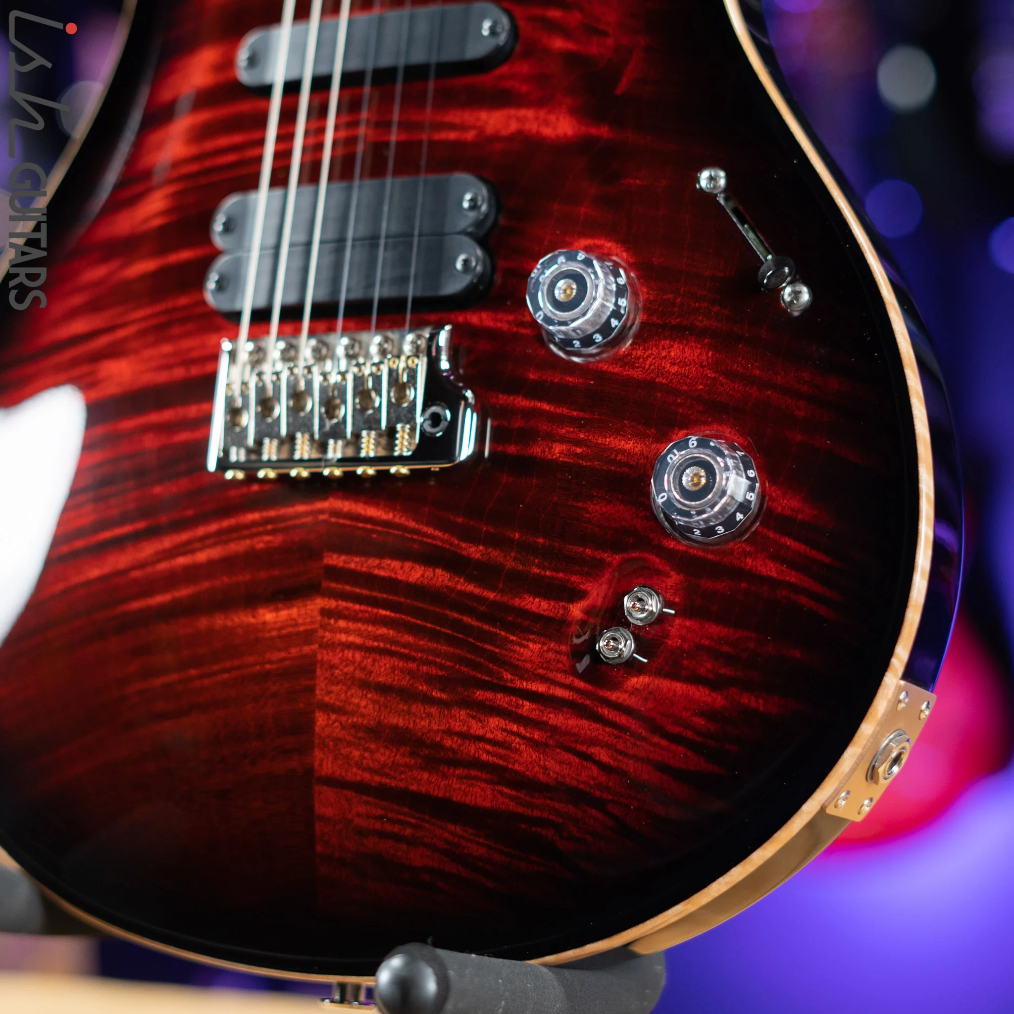 2021 PRS 509 Fire Red Burst Electric Guitar - Image 4