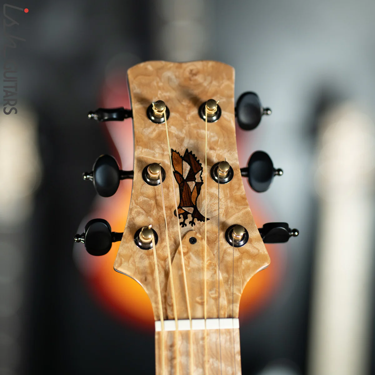 PRS Private Stock Angelus Acoustic Birdseye Mosaic Guitar - Image 10